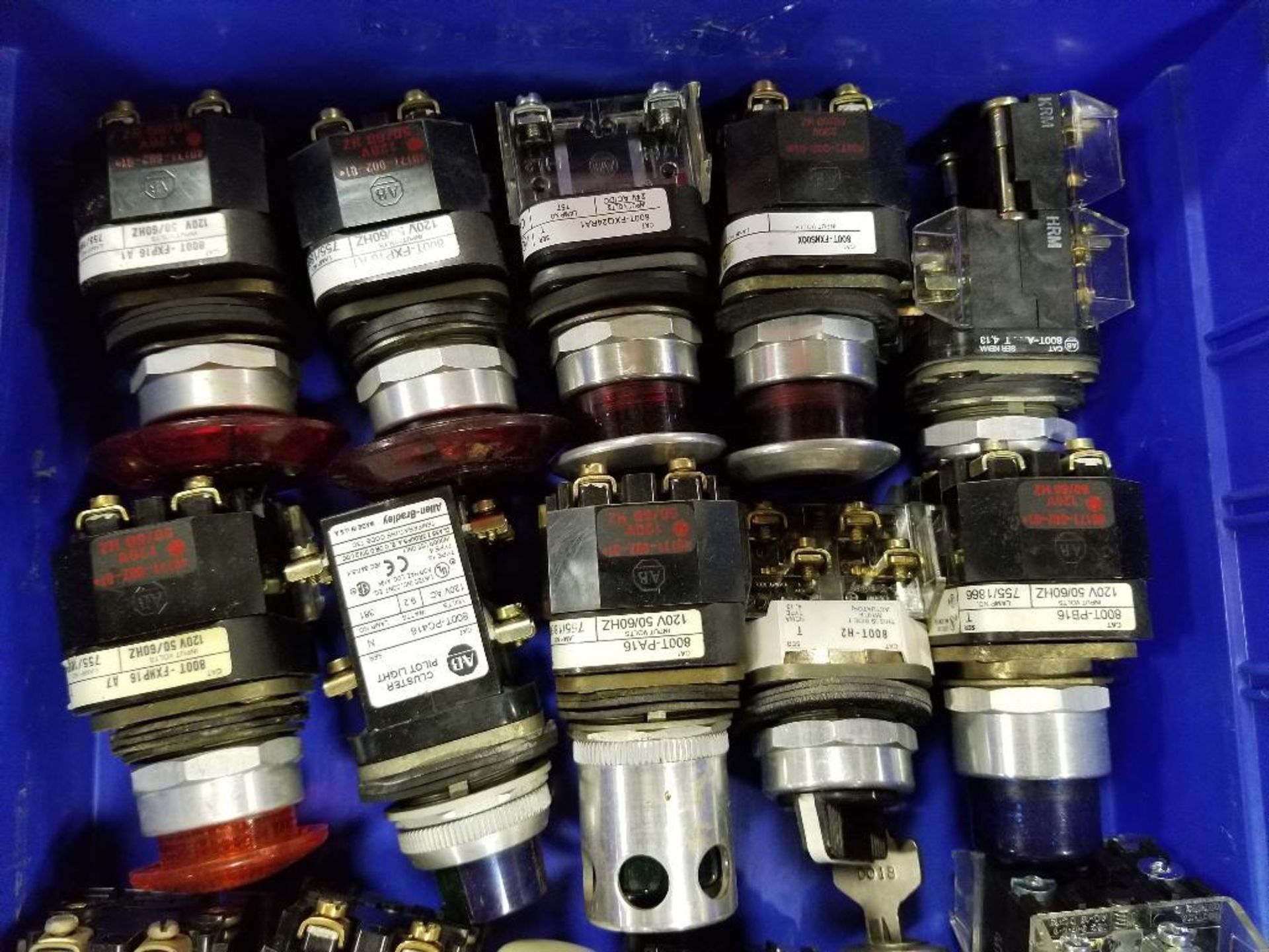 Large assortment of switches and pilot lights. - Image 2 of 5