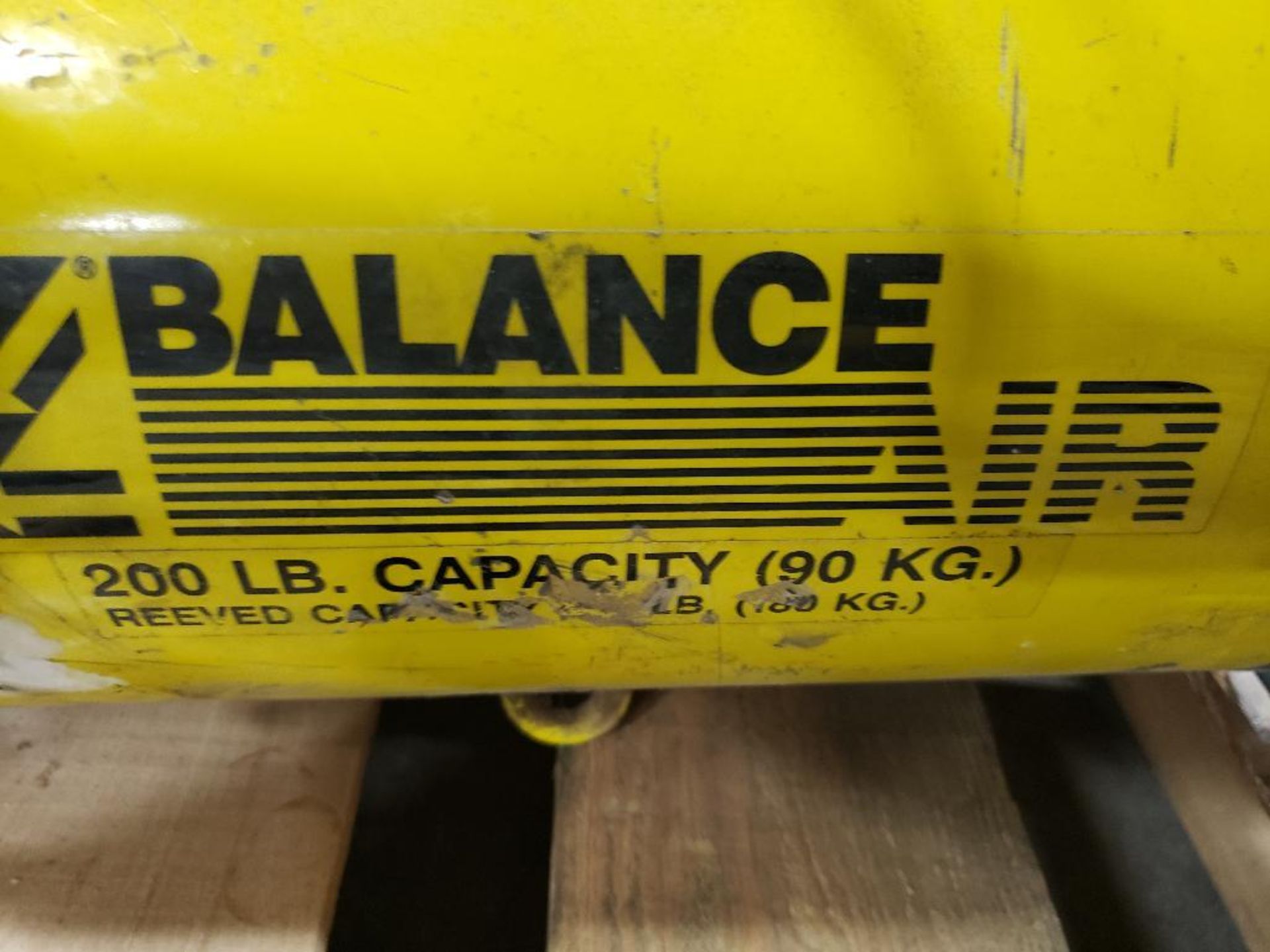 Zimmerman Tool balancer. Z-BalanceAir. 200lb capacity.