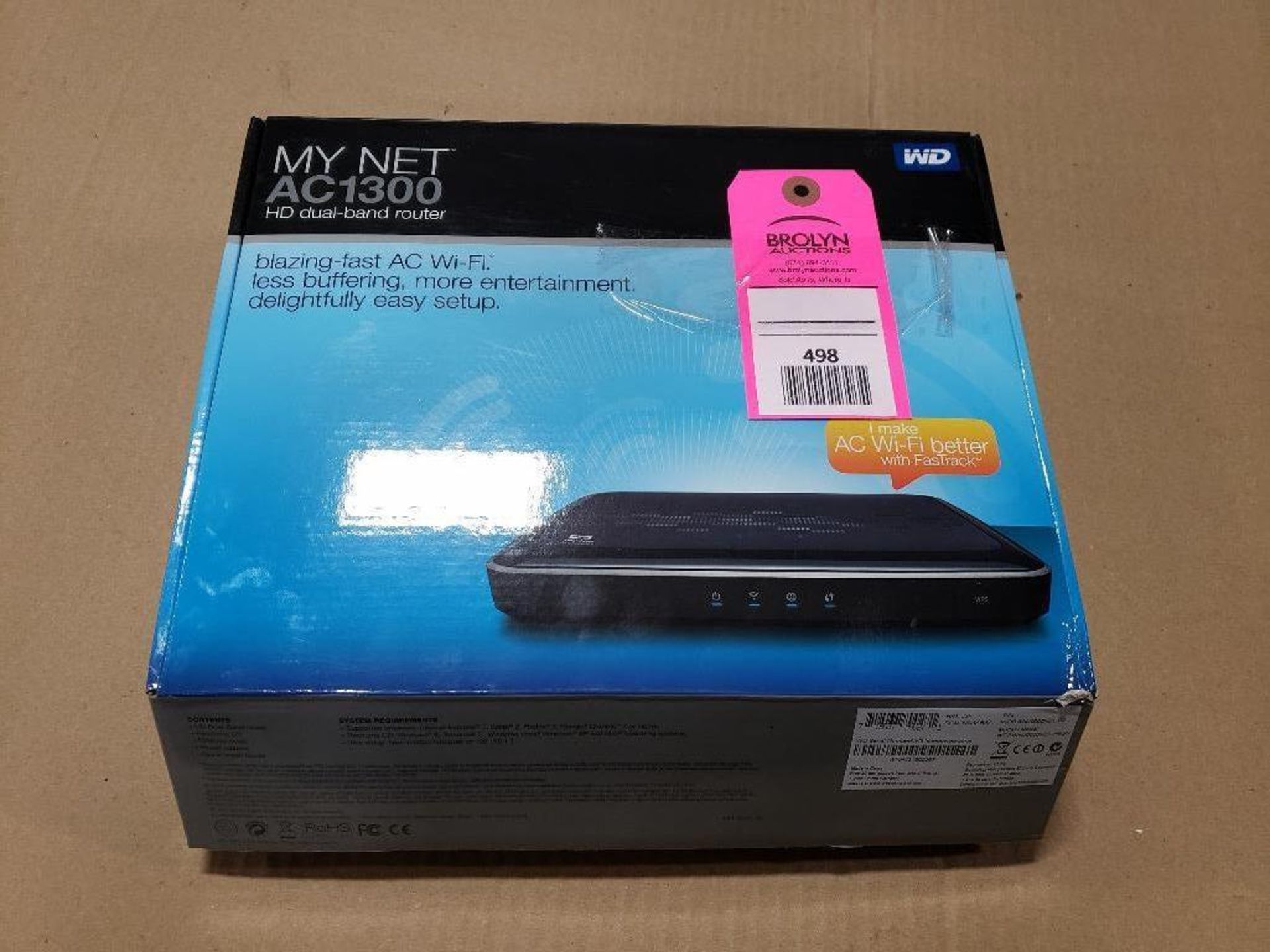 WD My Net AC1300 dual-band HD router. - Image 9 of 9