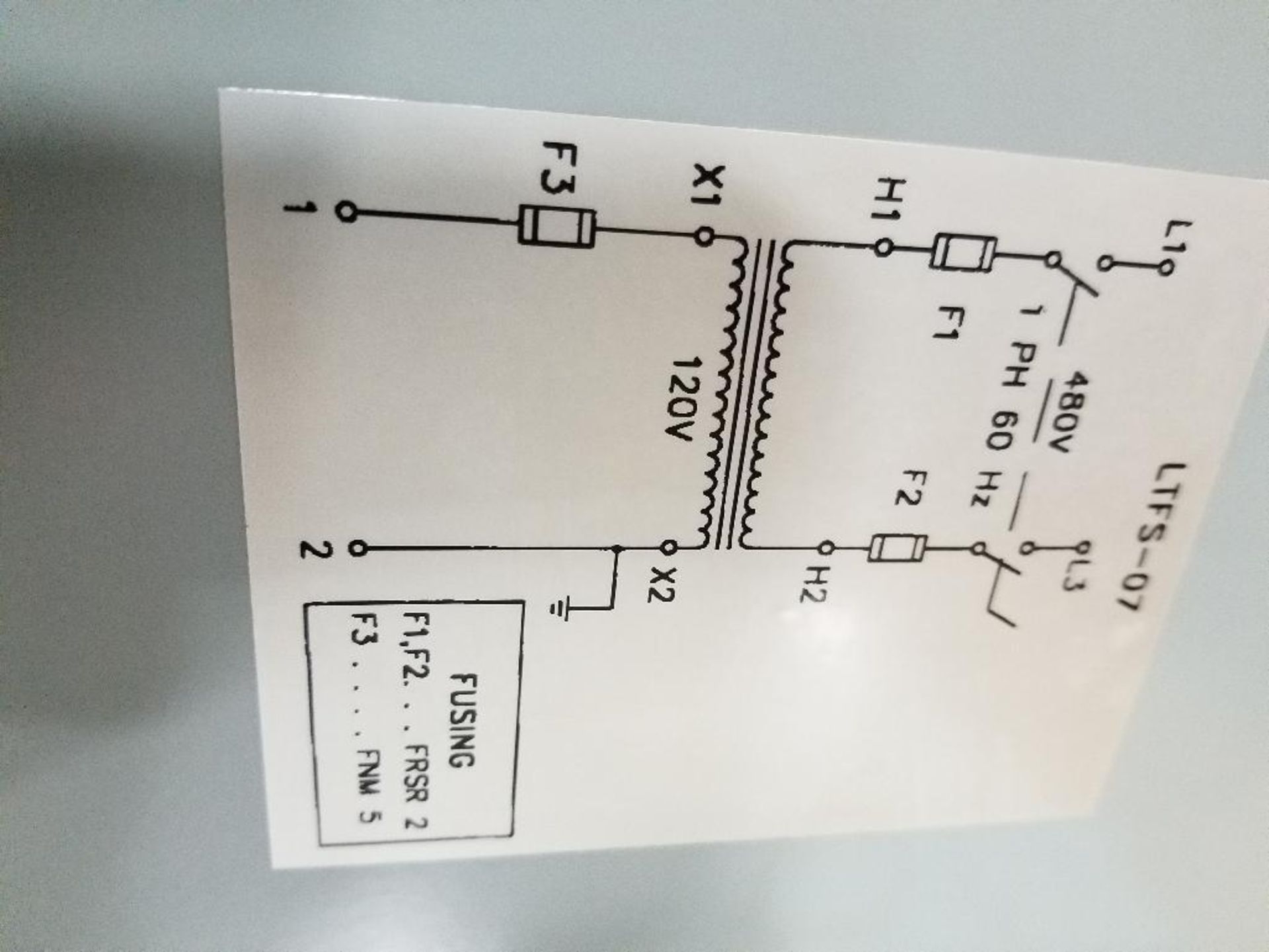 Daykin Electric transformer switch. Model LTFS-07. - Image 3 of 5