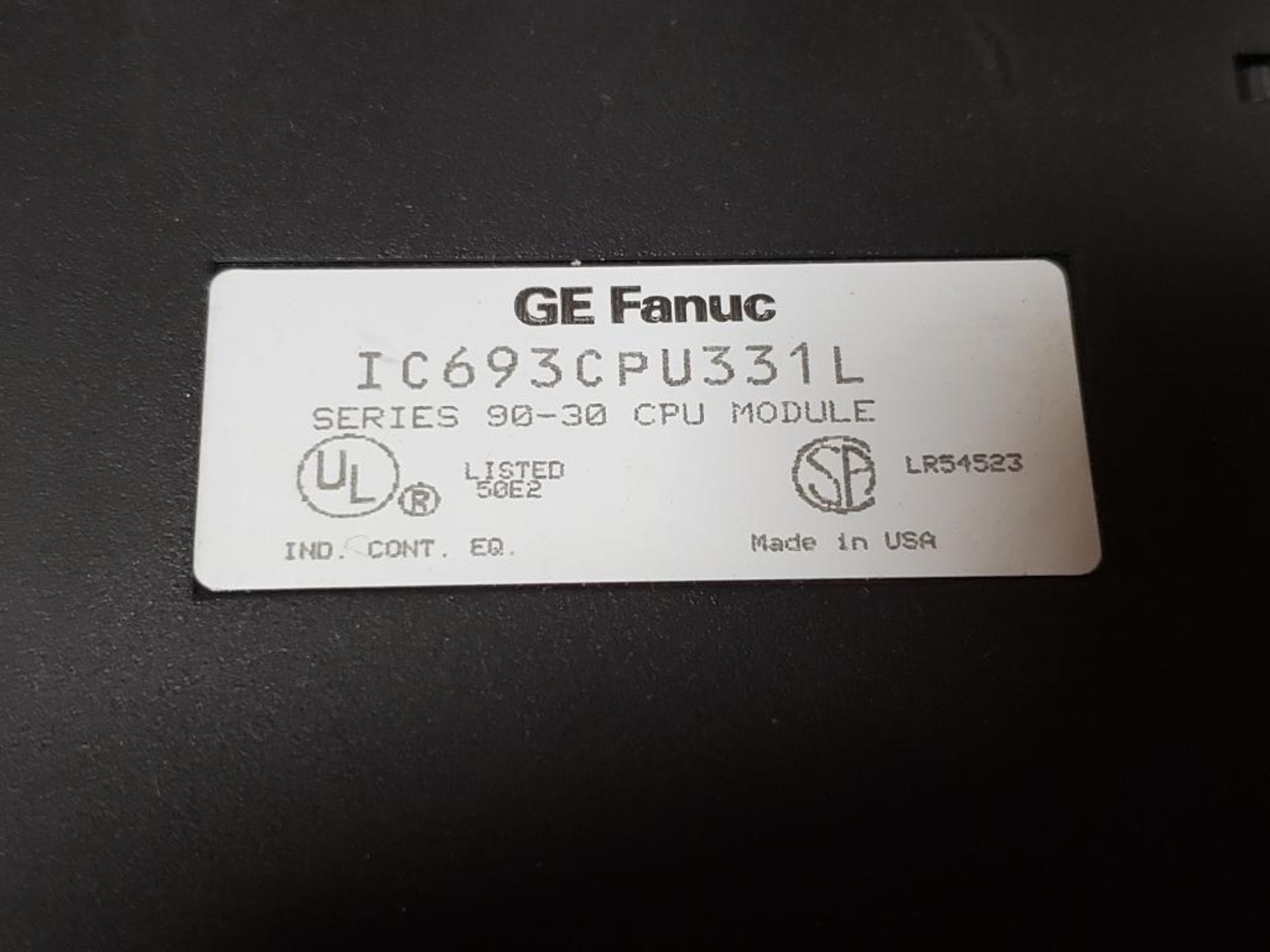 GE Fanuc CPU module. Part number IC693CPU331L. - Image 2 of 3