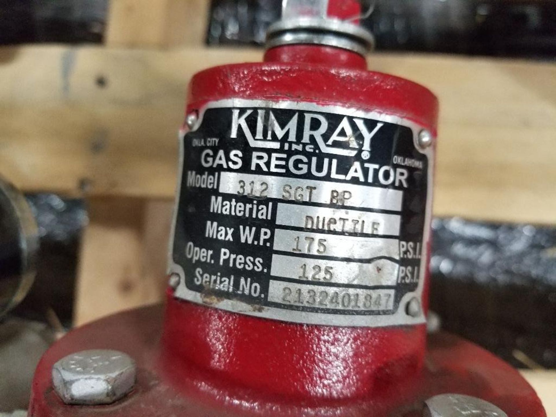 Kimray Gas regulator. Ductile. - Image 2 of 3