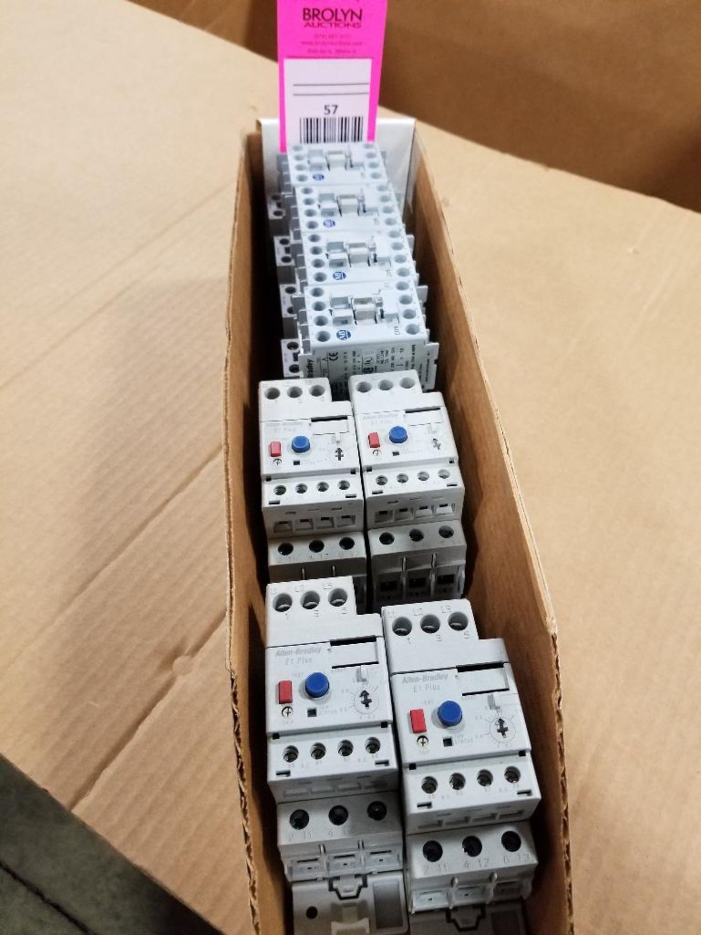 Qty 8 - Allen Bradley contactors.