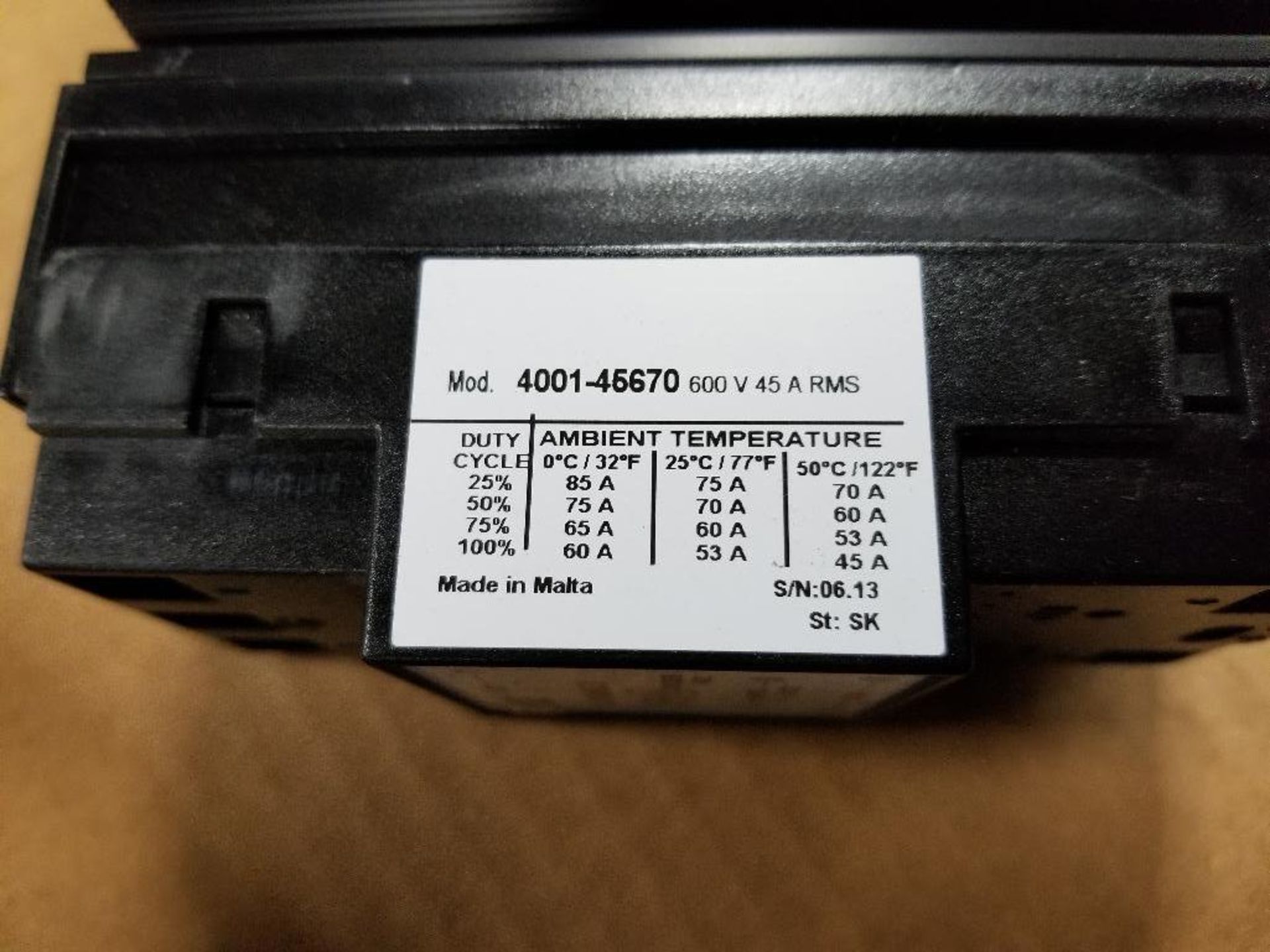 Qty 6 - Chromalox contactor. Model 4001-45670. - Image 3 of 4