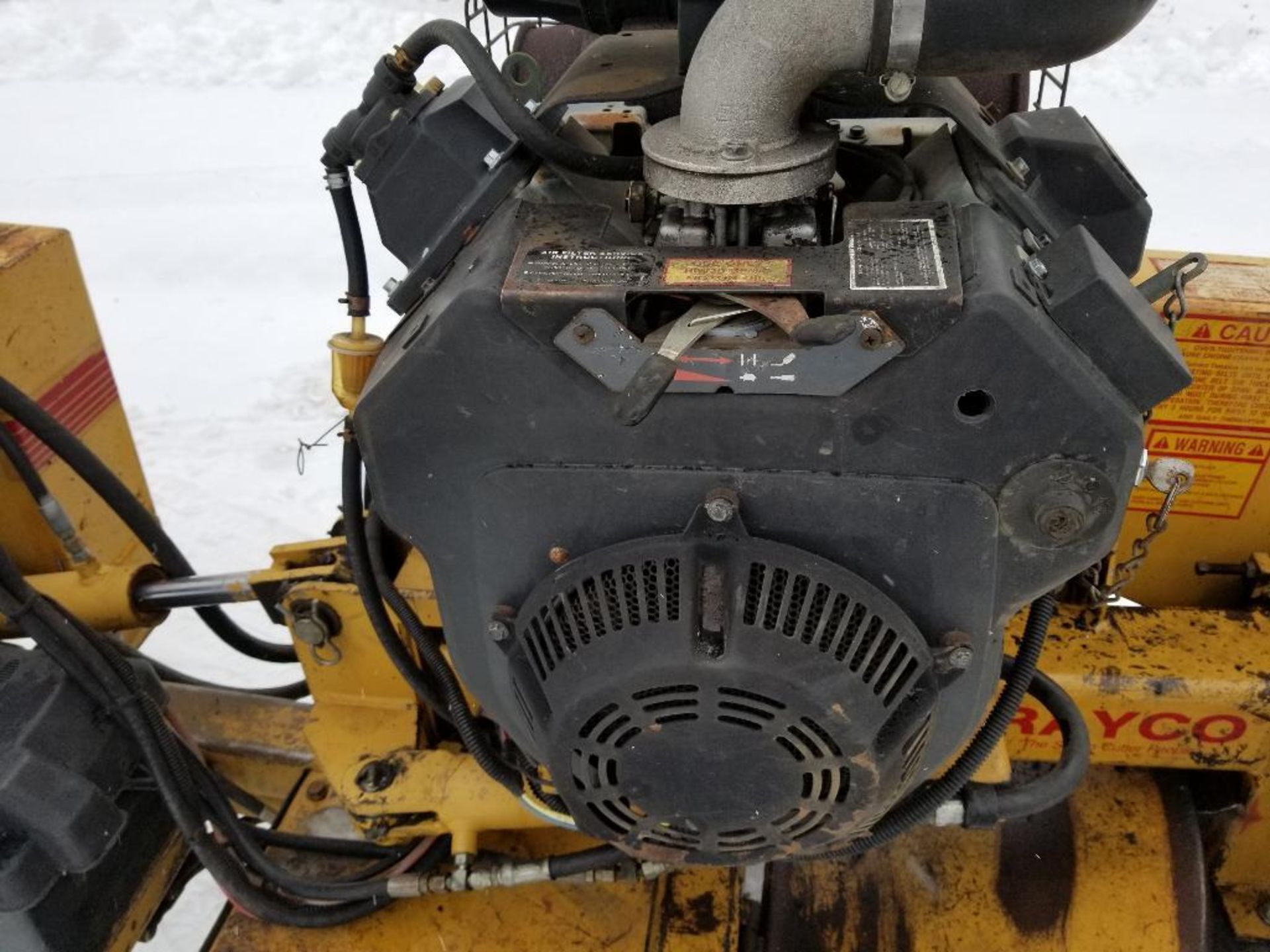 Rayco stump grinder. RG1625 super Jr. Kohler motor. 1320 hours showing on hour meter. - Image 3 of 19