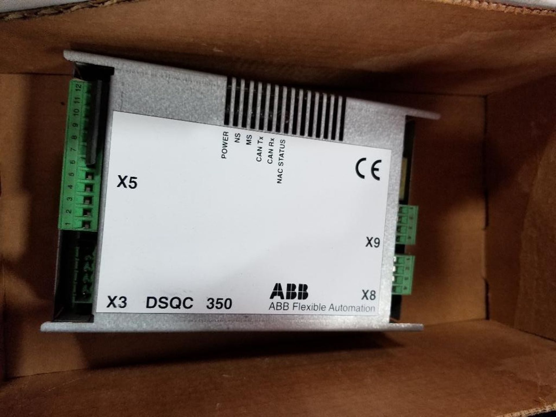 ABB power supply. Model D8QC-350. Part number 3HNE-00025-1/10.