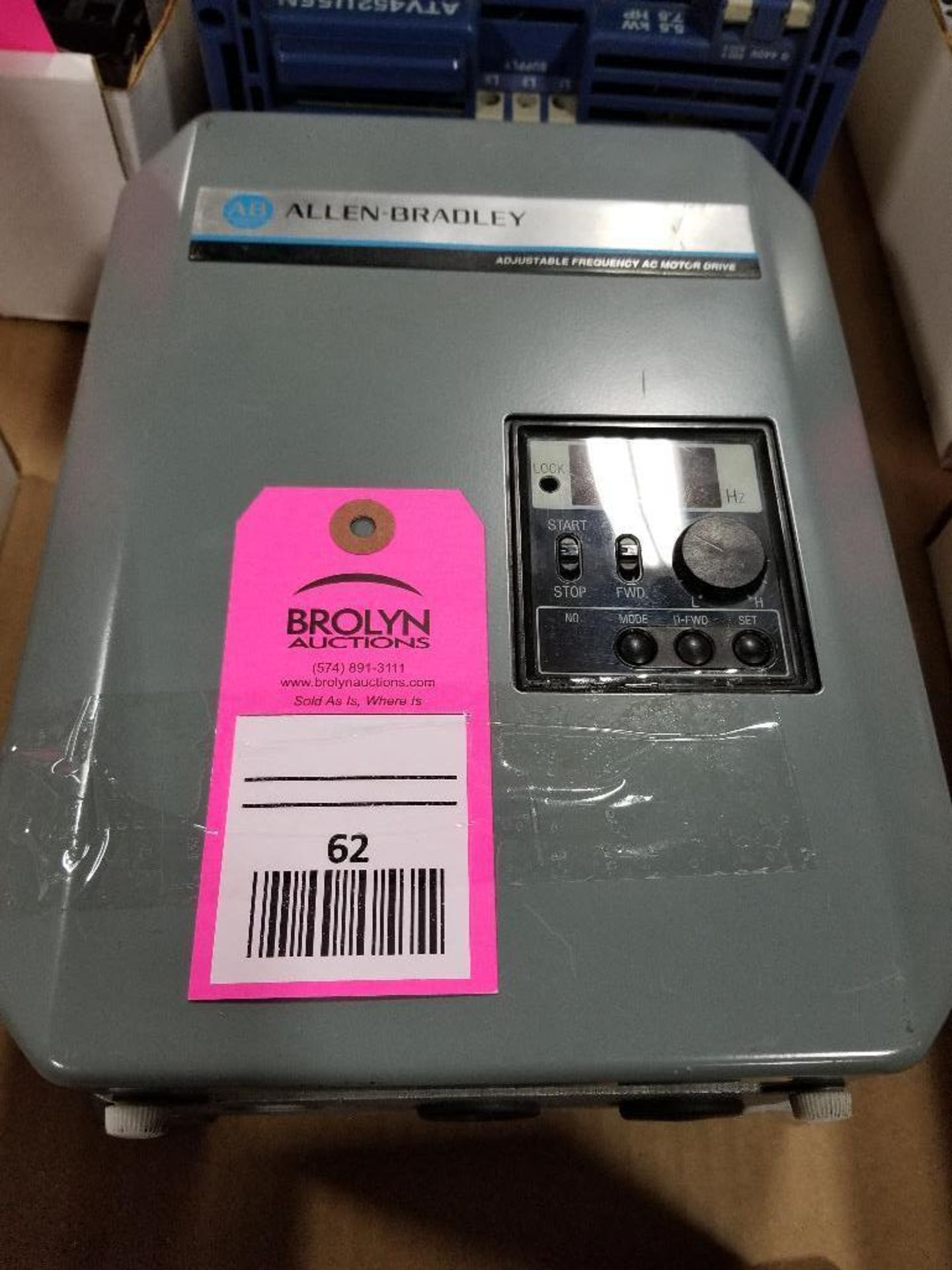 Allen Bradley adjustable AC drive. Catalog 1333-YAB.