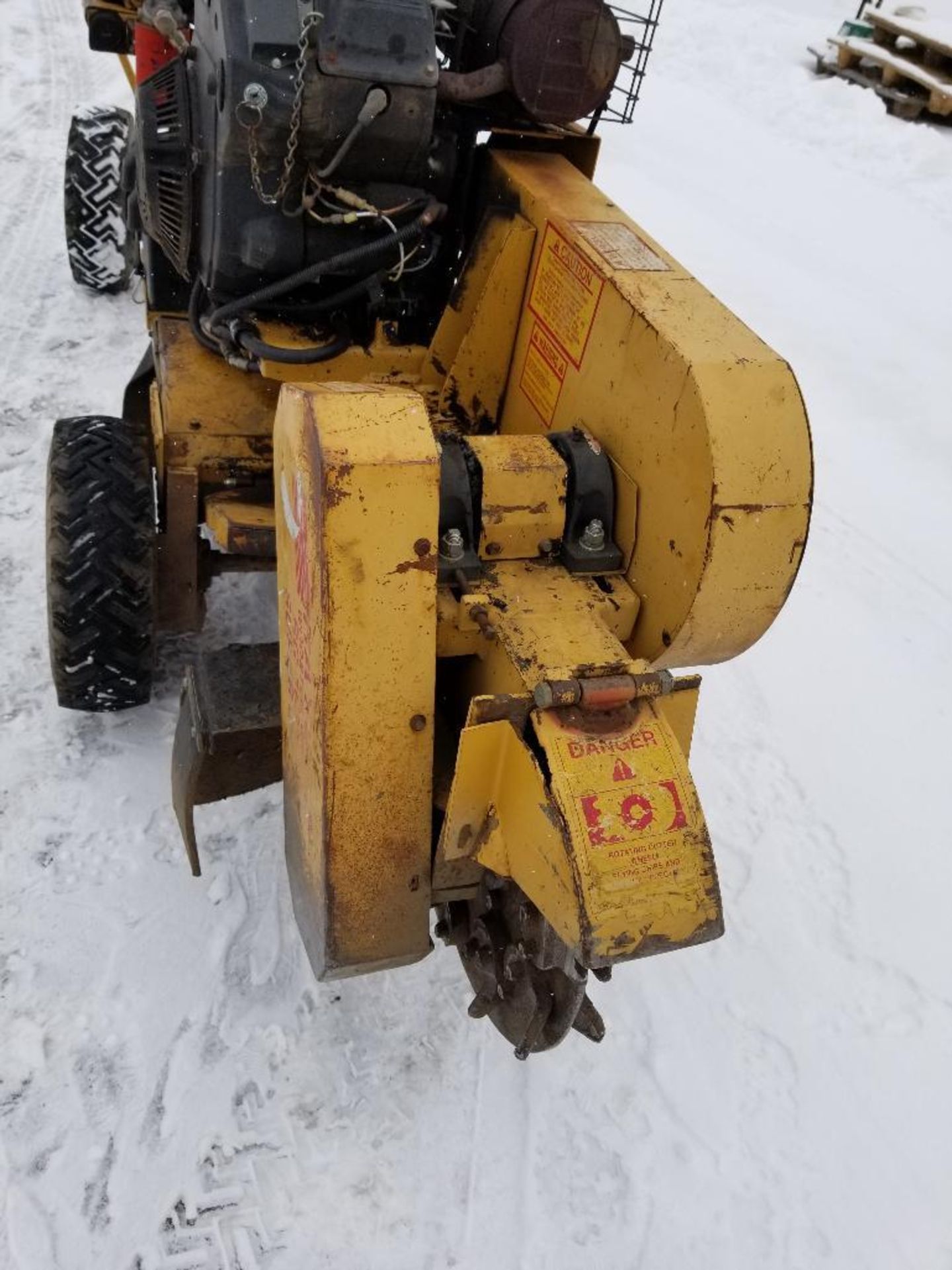 Rayco stump grinder. RG1625 super Jr. Kohler motor. 1320 hours showing on hour meter. - Image 4 of 19