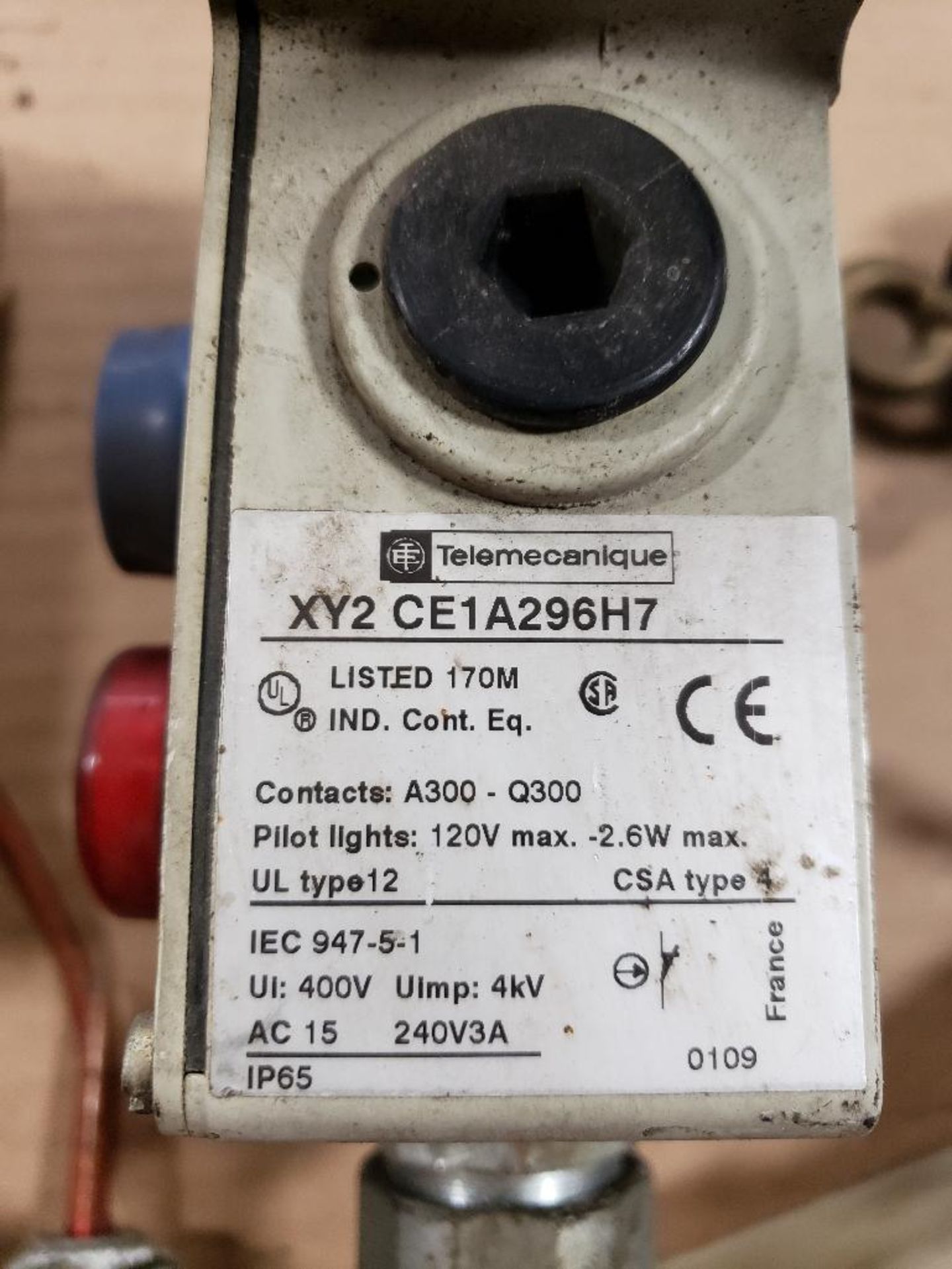 Qty 12 - Telemecanique controls. Part number XY2-CE1A296H7. - Image 3 of 6