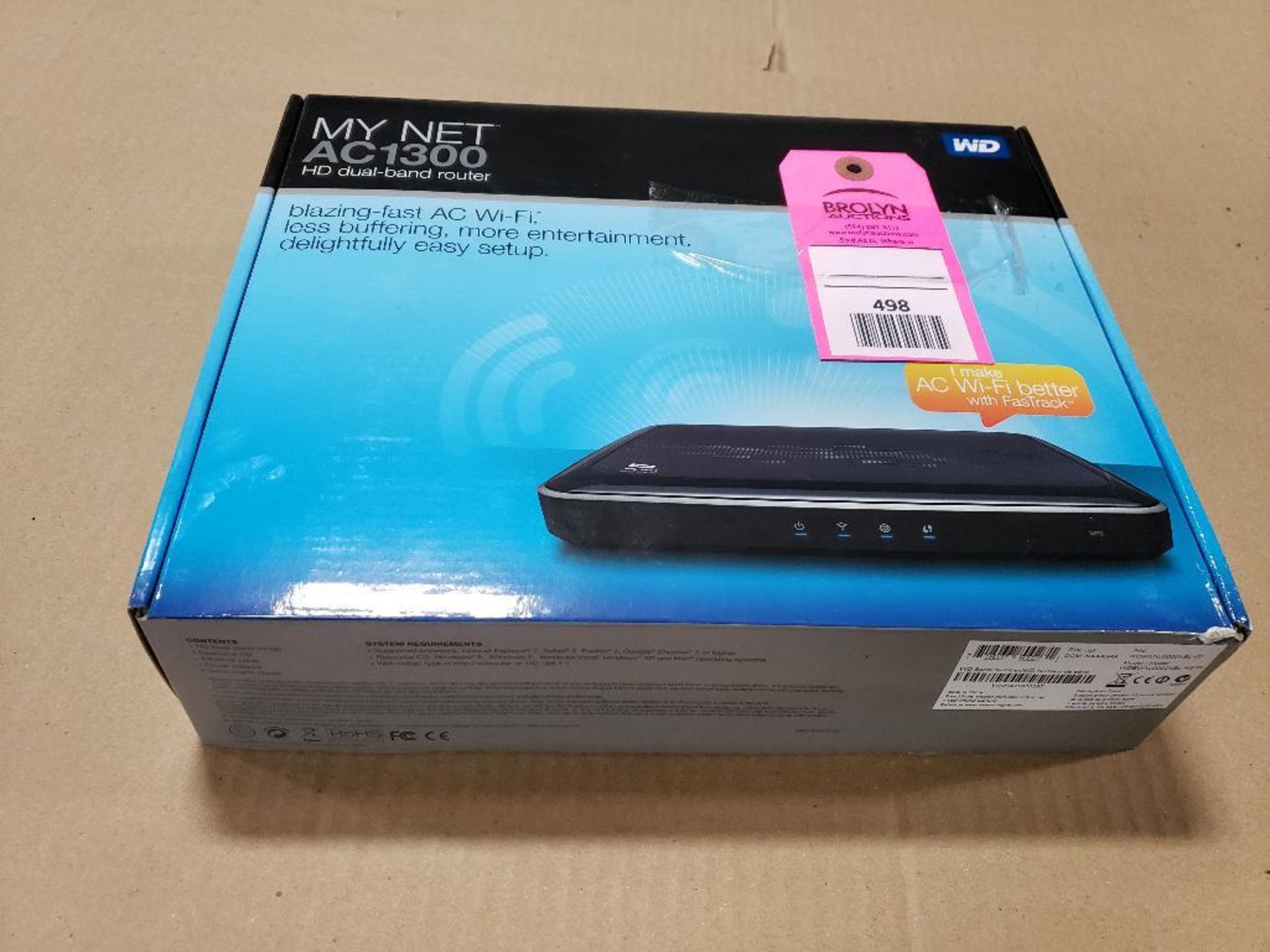 WD My Net AC1300 dual-band HD router.