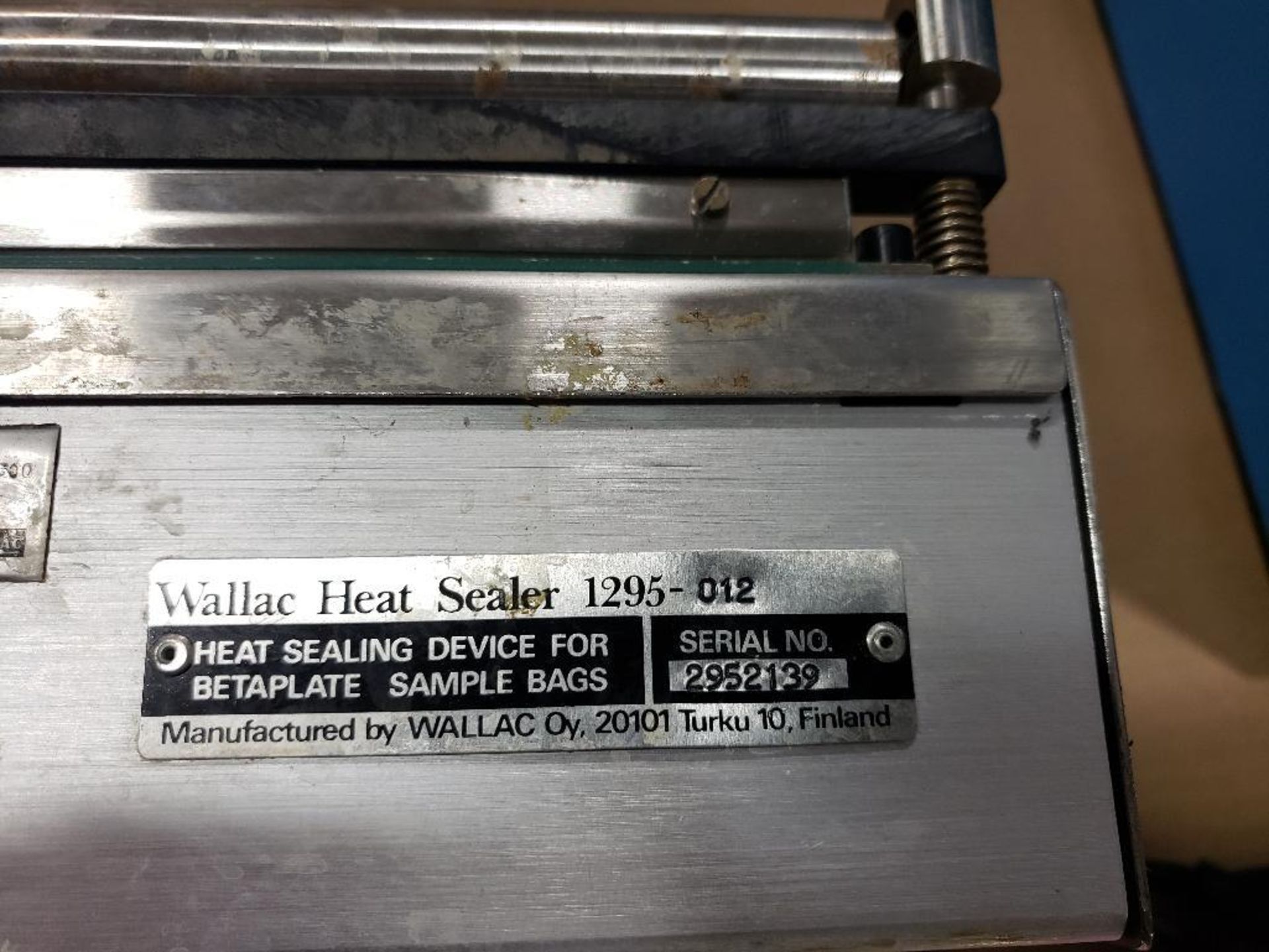 Wallac heat sealer. Model 1295-012. - Image 7 of 7