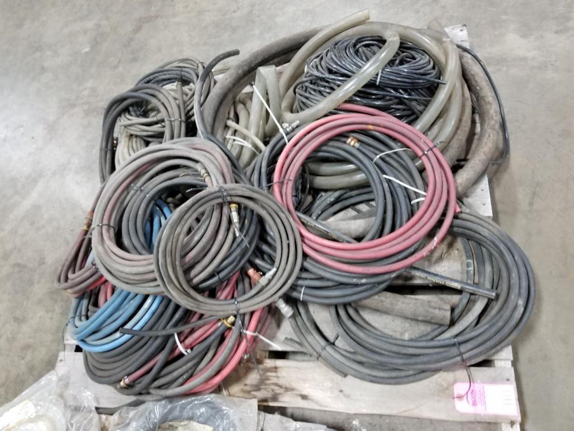 Pallet of assorted tubing.