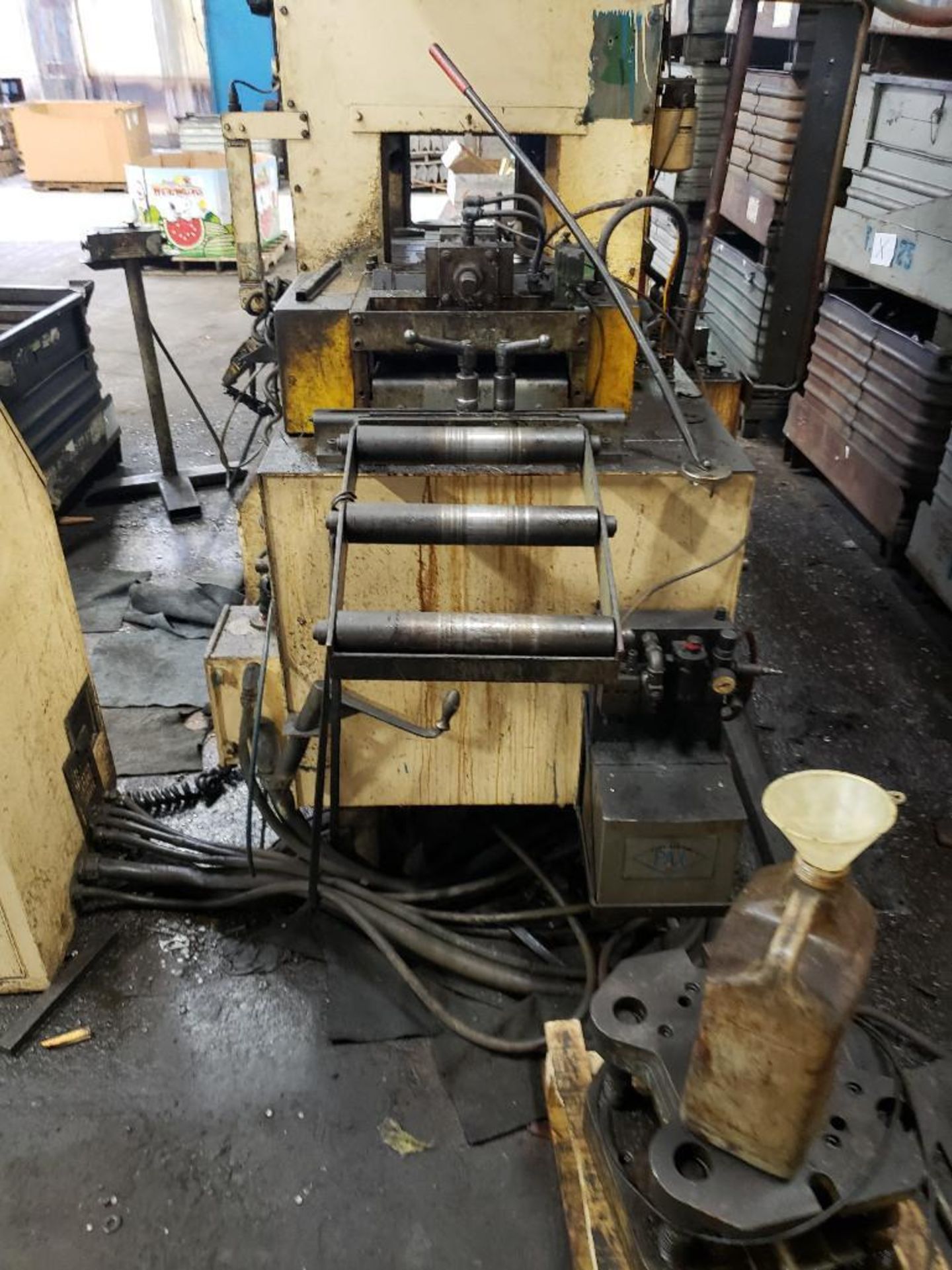 75 ton L&J Press corporation straight side mechanical press. Model EM2-75-36x24. Ser EI750144A. . - Image 5 of 31