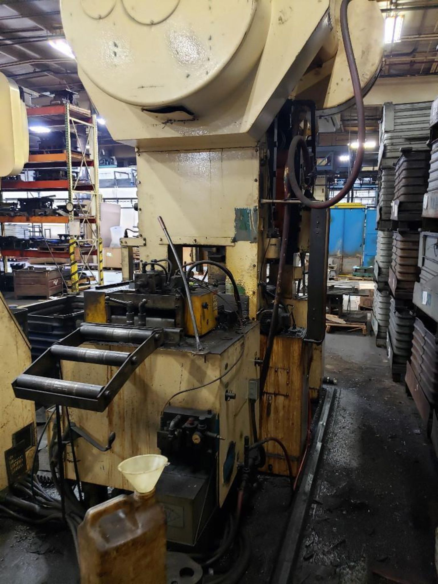 75 ton L&J Press corporation straight side mechanical press. Model EM2-75-36x24. Ser EI750144A. . - Image 6 of 31