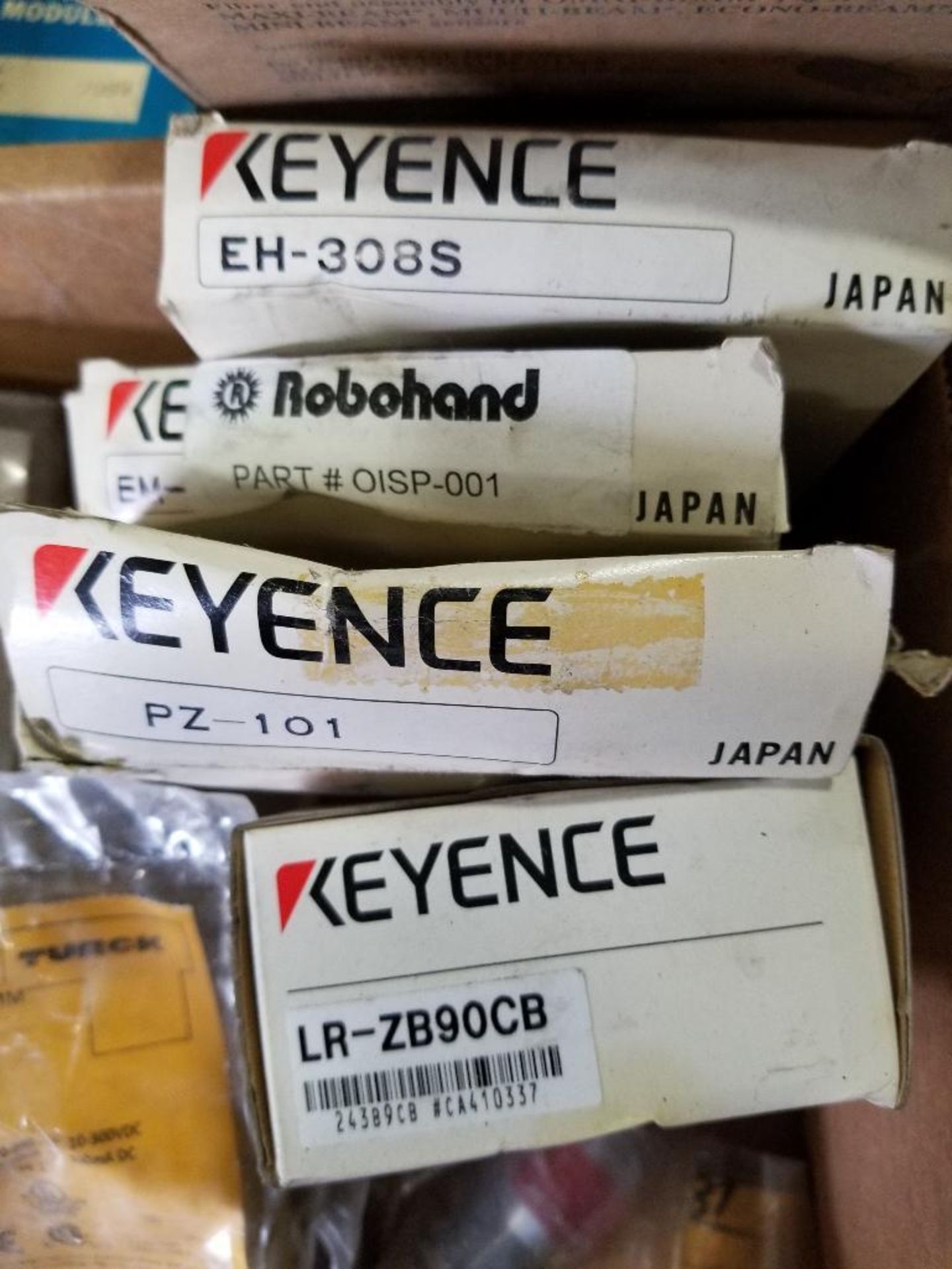 Qty 17 - Assorted Turck and Keyence electrical parts. New in package or box. - Image 2 of 7