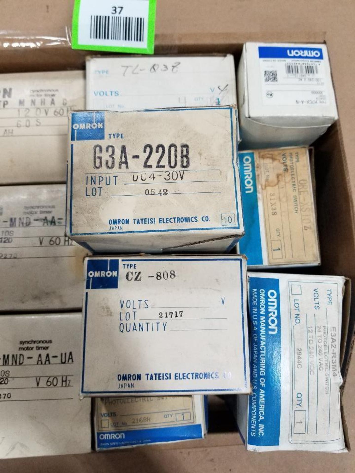 Qty 10 - Omron electrical parts. New in box. - Image 3 of 5