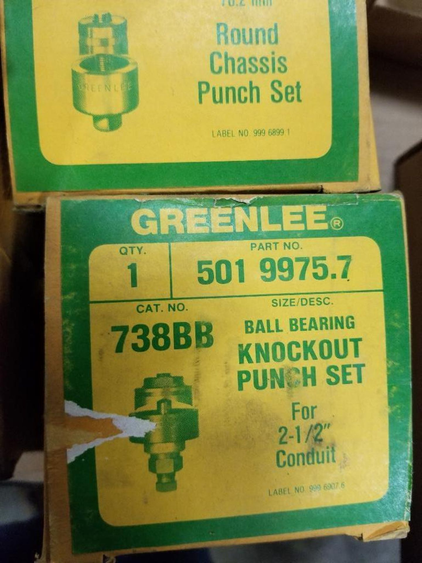 Greenlee electrical knockout parts. - Image 5 of 7