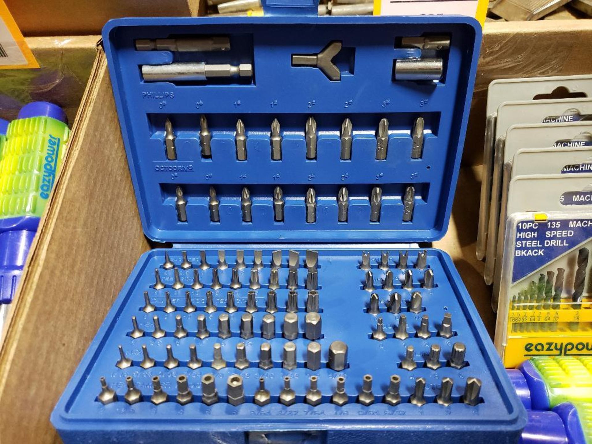 Large assortment of drill bit, screw driver, and bit sets. New as pictured. - Image 5 of 5
