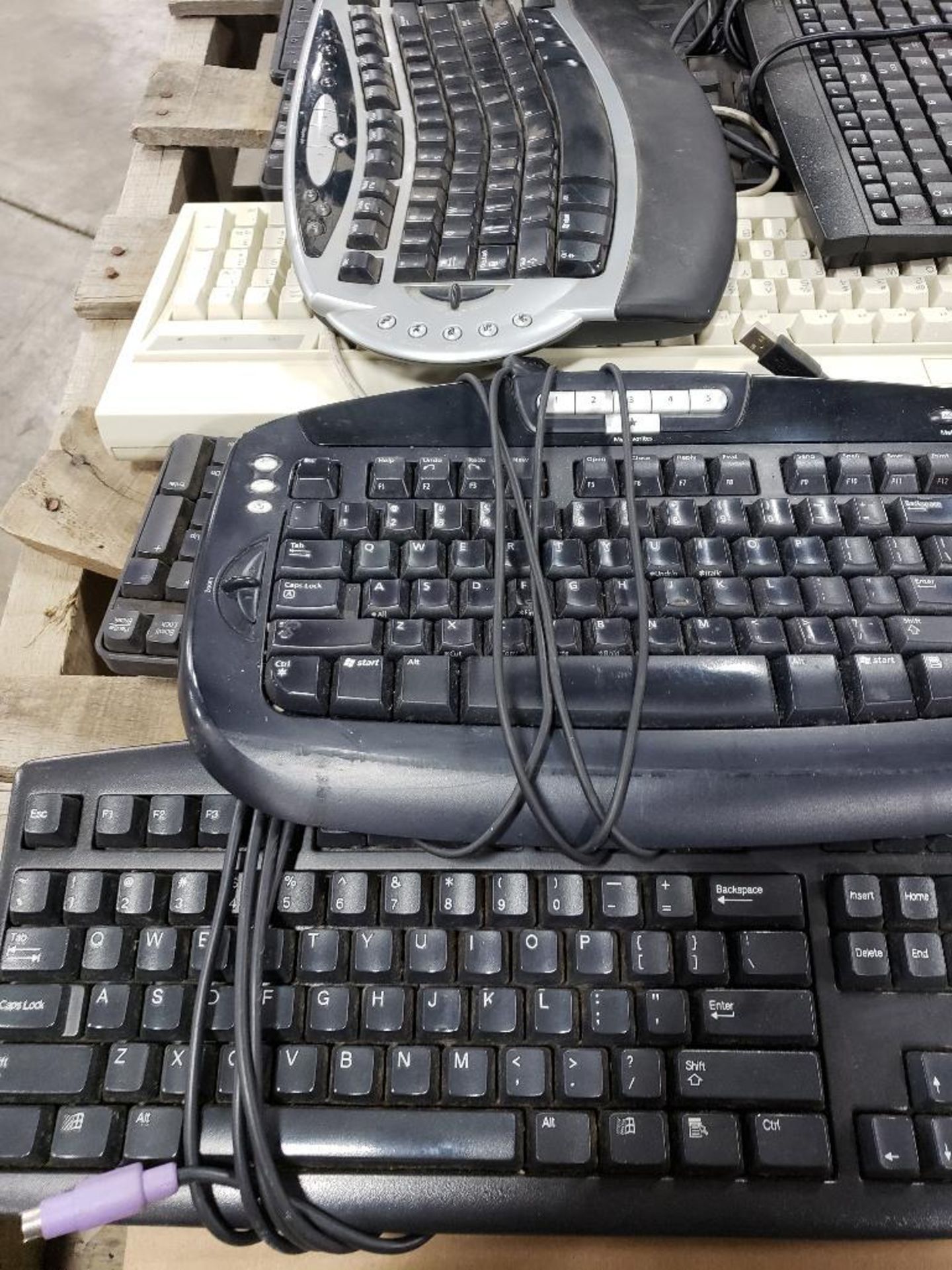 Large assortment of keyboards. - Image 2 of 7