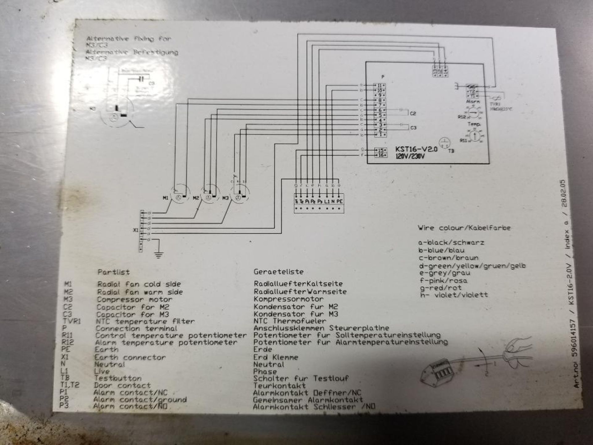 Slimline 1450btu cabinet air conditioner. Model KG-4267. - Image 4 of 8