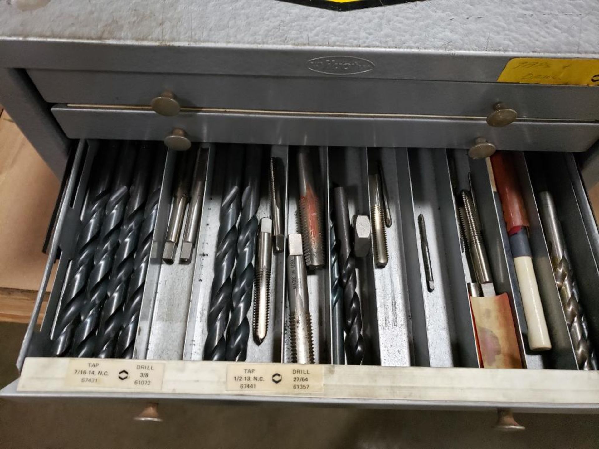 Tap, reamer, drill 4-drawer storage cabinet. - Image 7 of 15