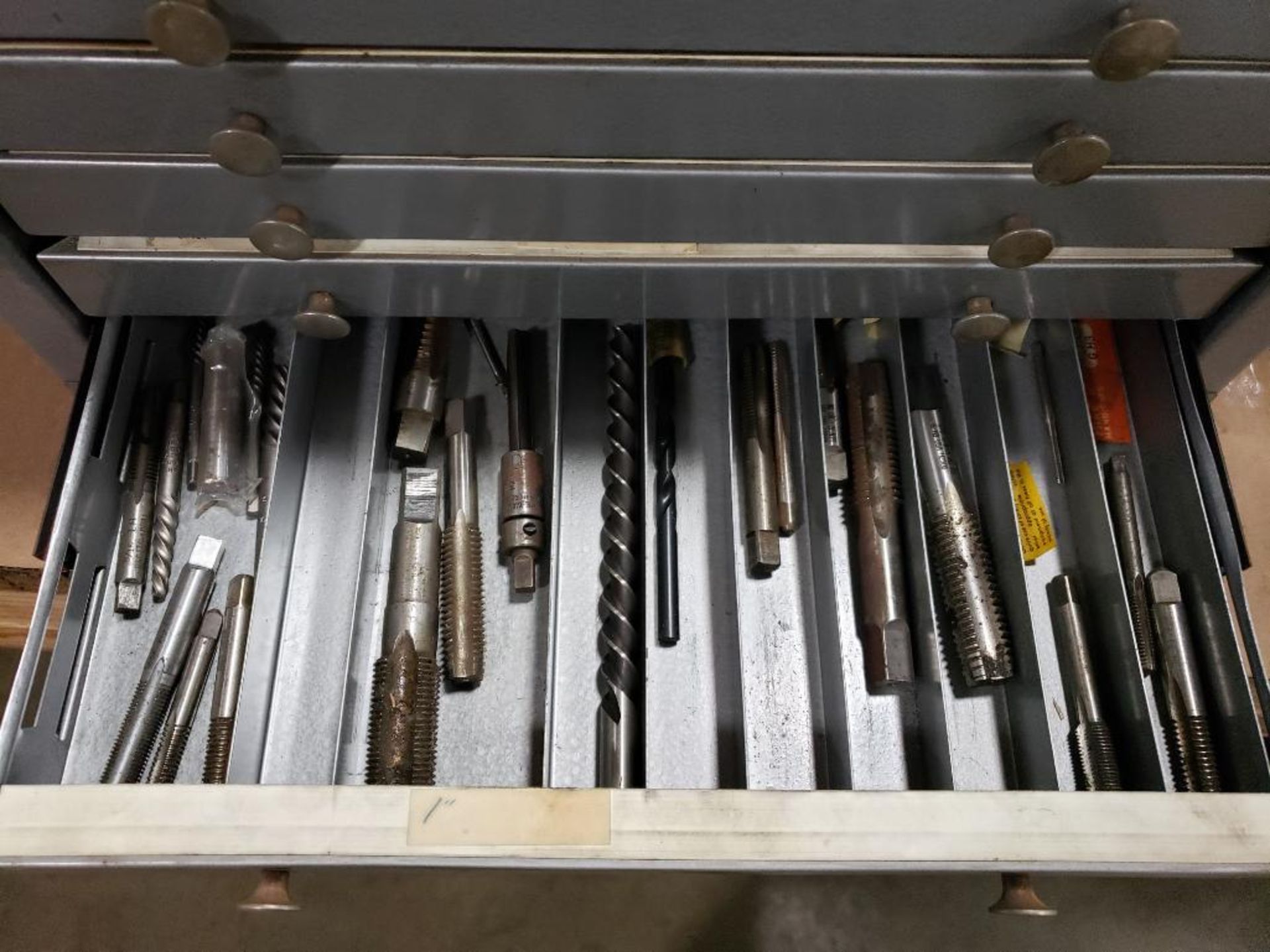 Tap, reamer, drill 4-drawer storage cabinet. - Image 12 of 15
