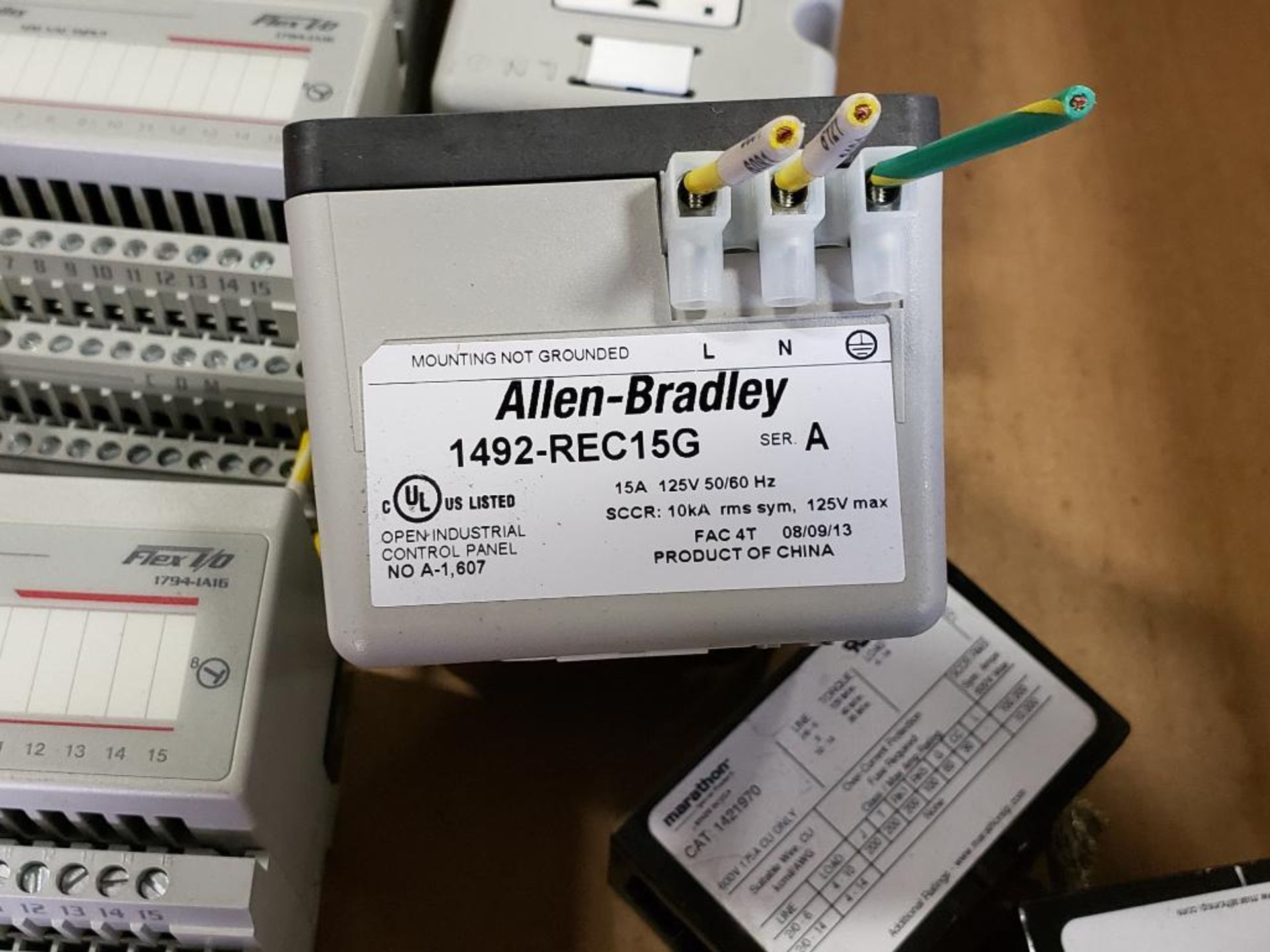 Qty 7 - Assorted electrical. Allen Bradley, Marathon. - Image 5 of 5