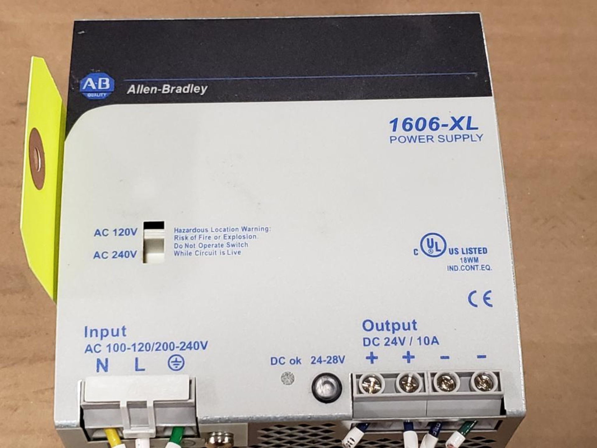 Allen Bradley 1606-XL240EP Power Supply.