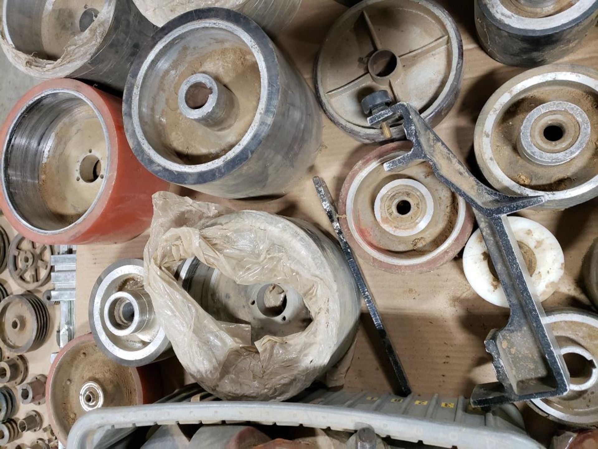 Pallet of assorted rollers press wheels. - Image 3 of 7