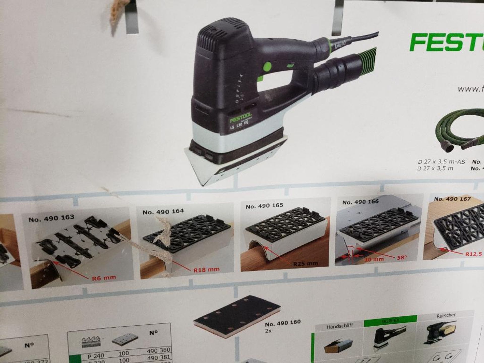 Festool LS-130-EQ sander. With case. - Image 4 of 4