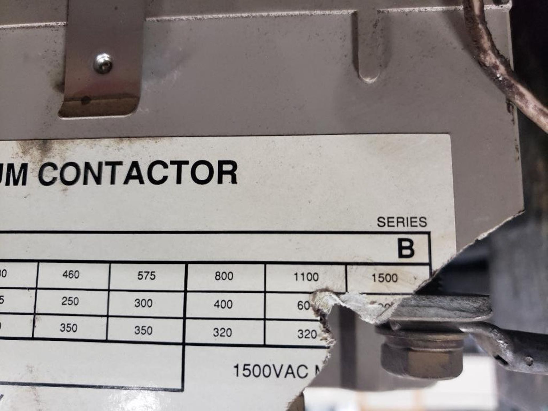 Allen Bradley vacuum contactor 1100-BOD93. - Image 5 of 6