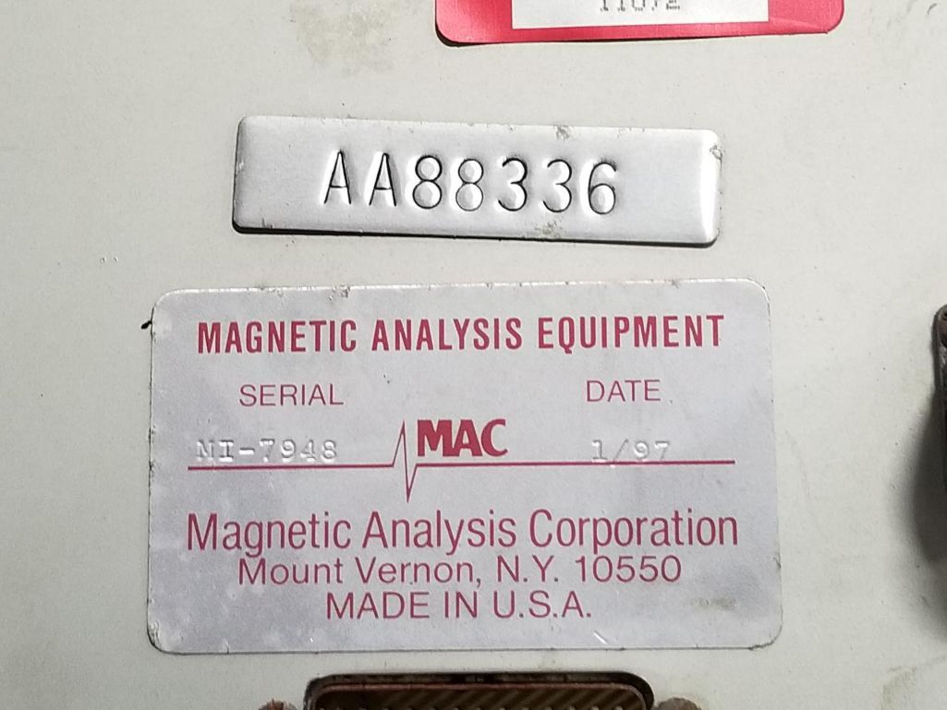 MAC Magnetic Analysis Corp. MAC-20 magnetic detector. - Bild 6 aus 8