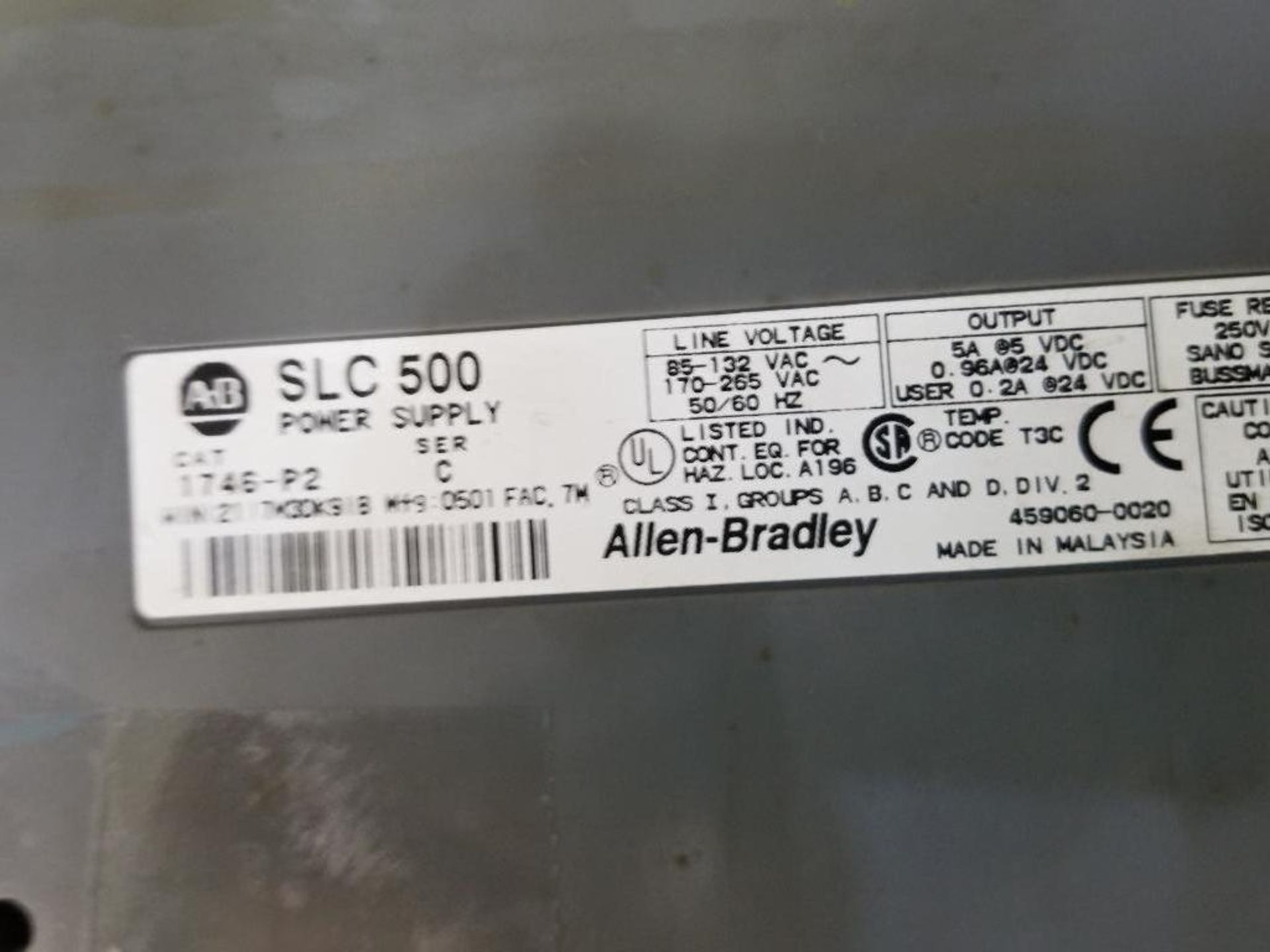 Qty 3 - Allen Bradley SLC 500 racks. - Bild 2 aus 14