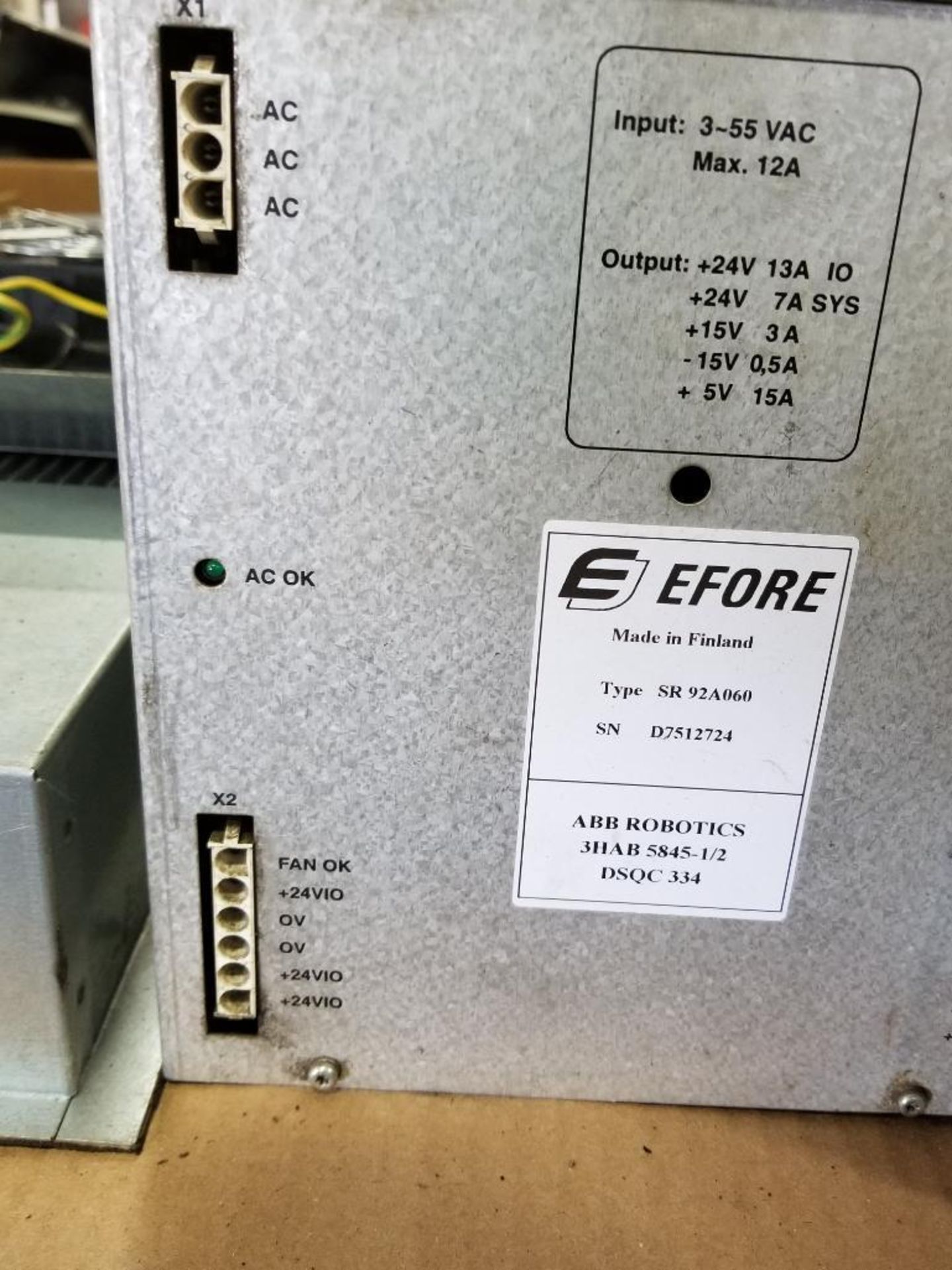 Efore SR-92A060 power supply module. - Bild 4 aus 7