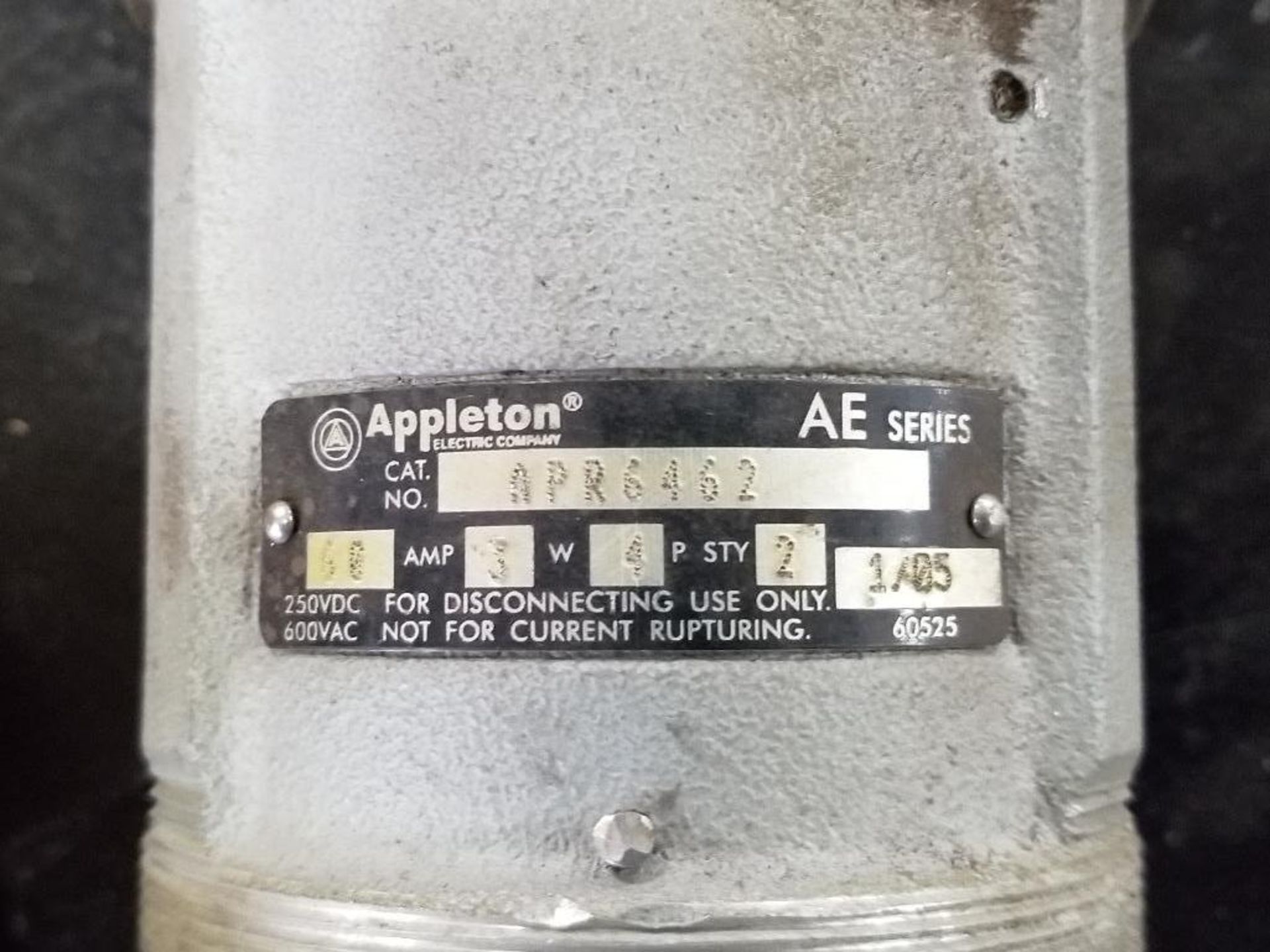 Assorted electrical plugs, and conduit. Appleton, Killark. - Bild 5 aus 7