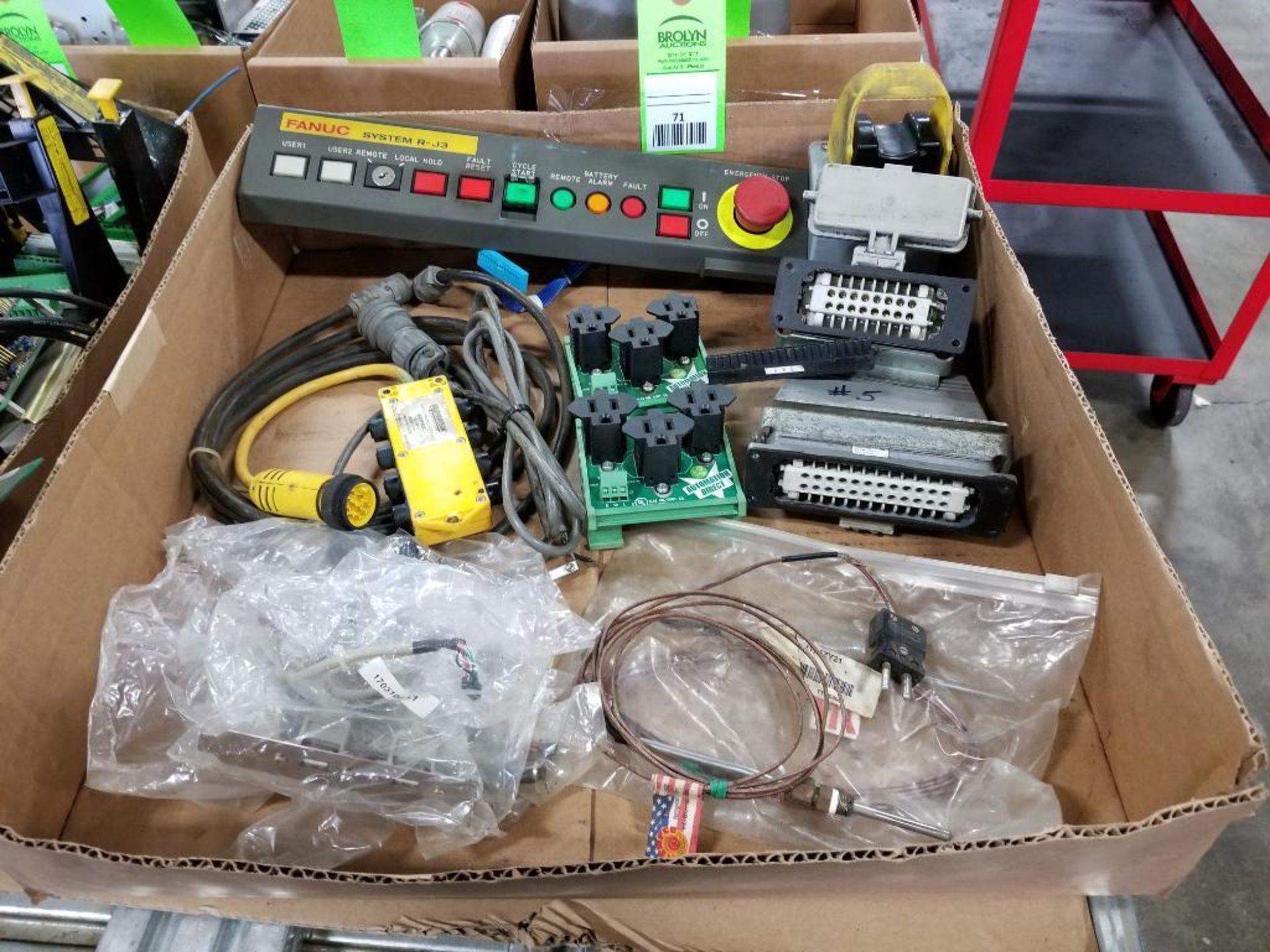 Assorted electrical. Fanuc, Brad Harrison.