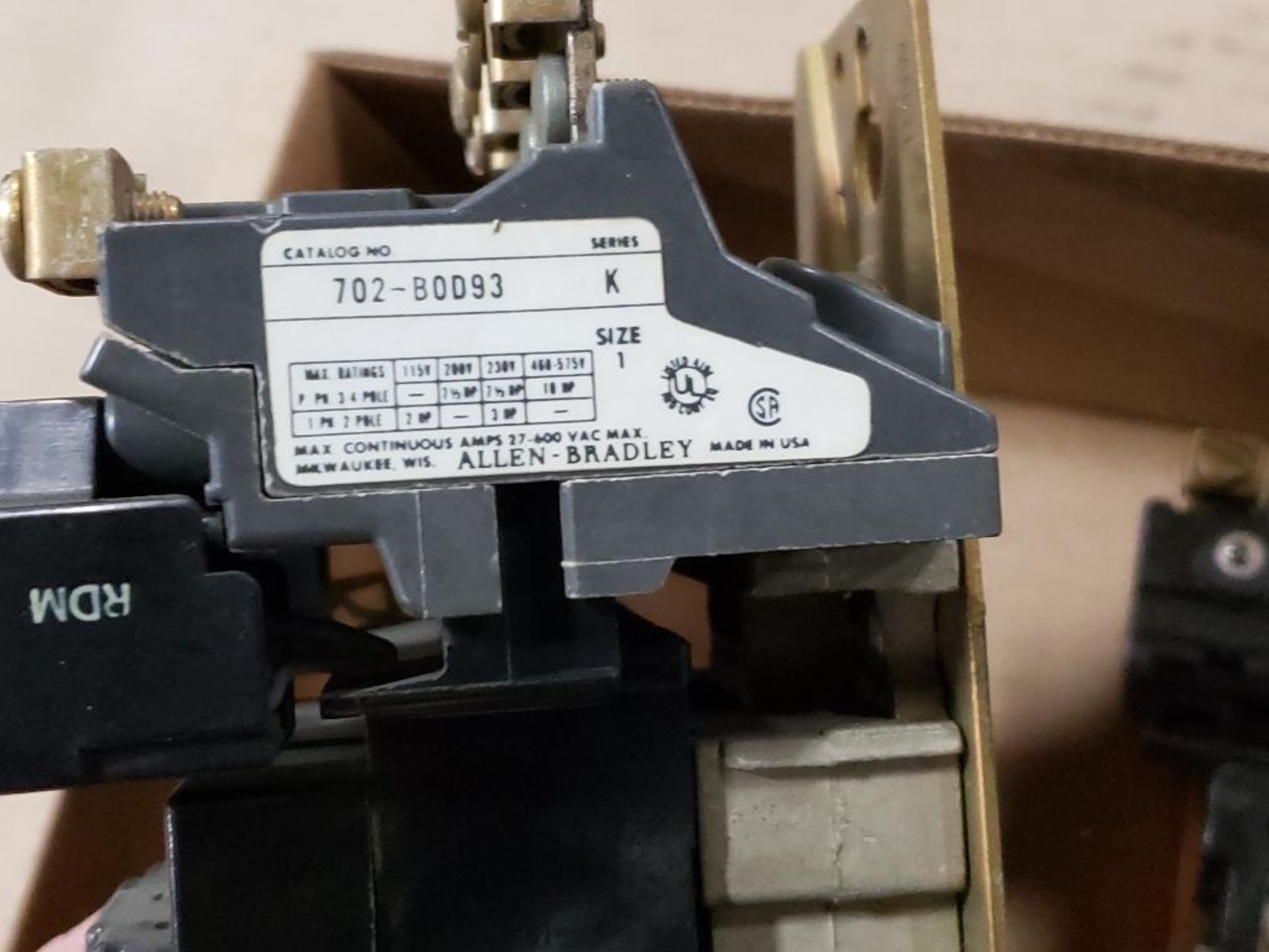 Assorted electrical contactors. Cutler Hammer, Allen Bradley. - Bild 6 aus 7