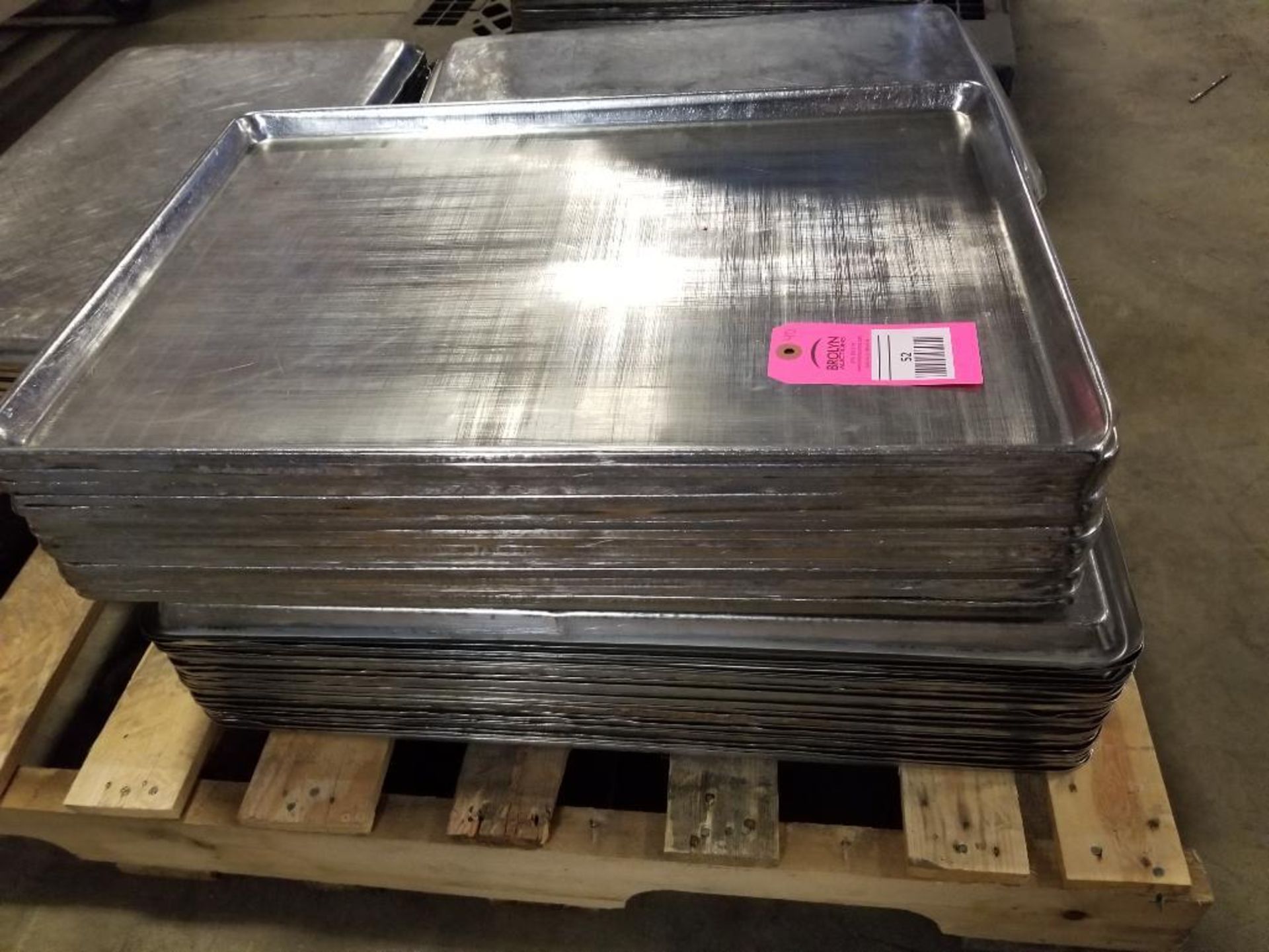 Qty 40 - Baking sheet pan. 18" W x 26" D.
