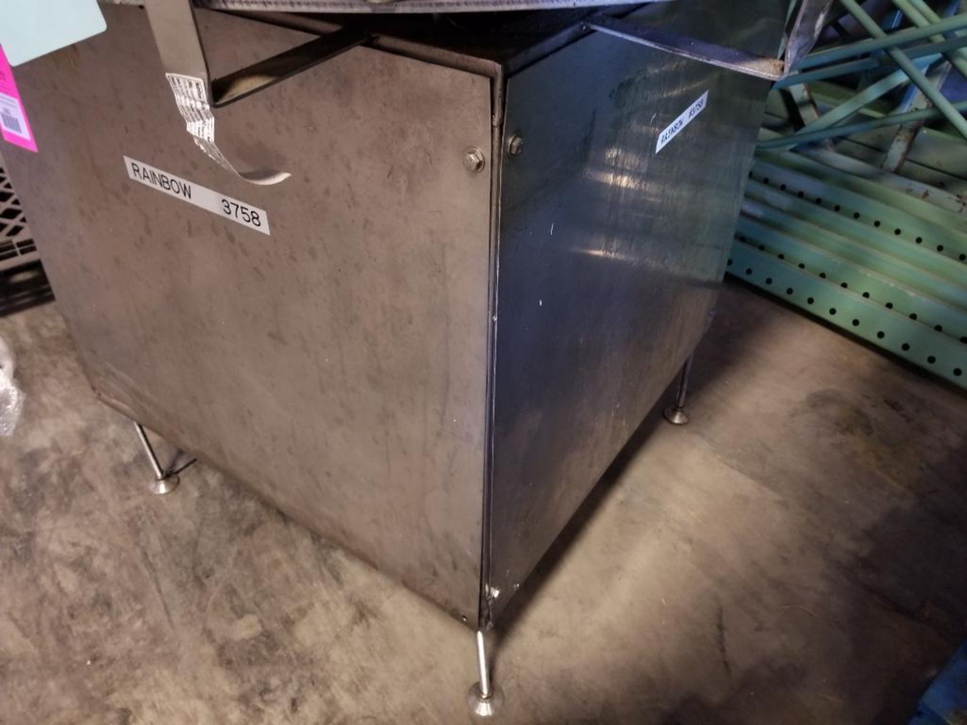 40" stainless rotary accumulation table. - Image 2 of 2