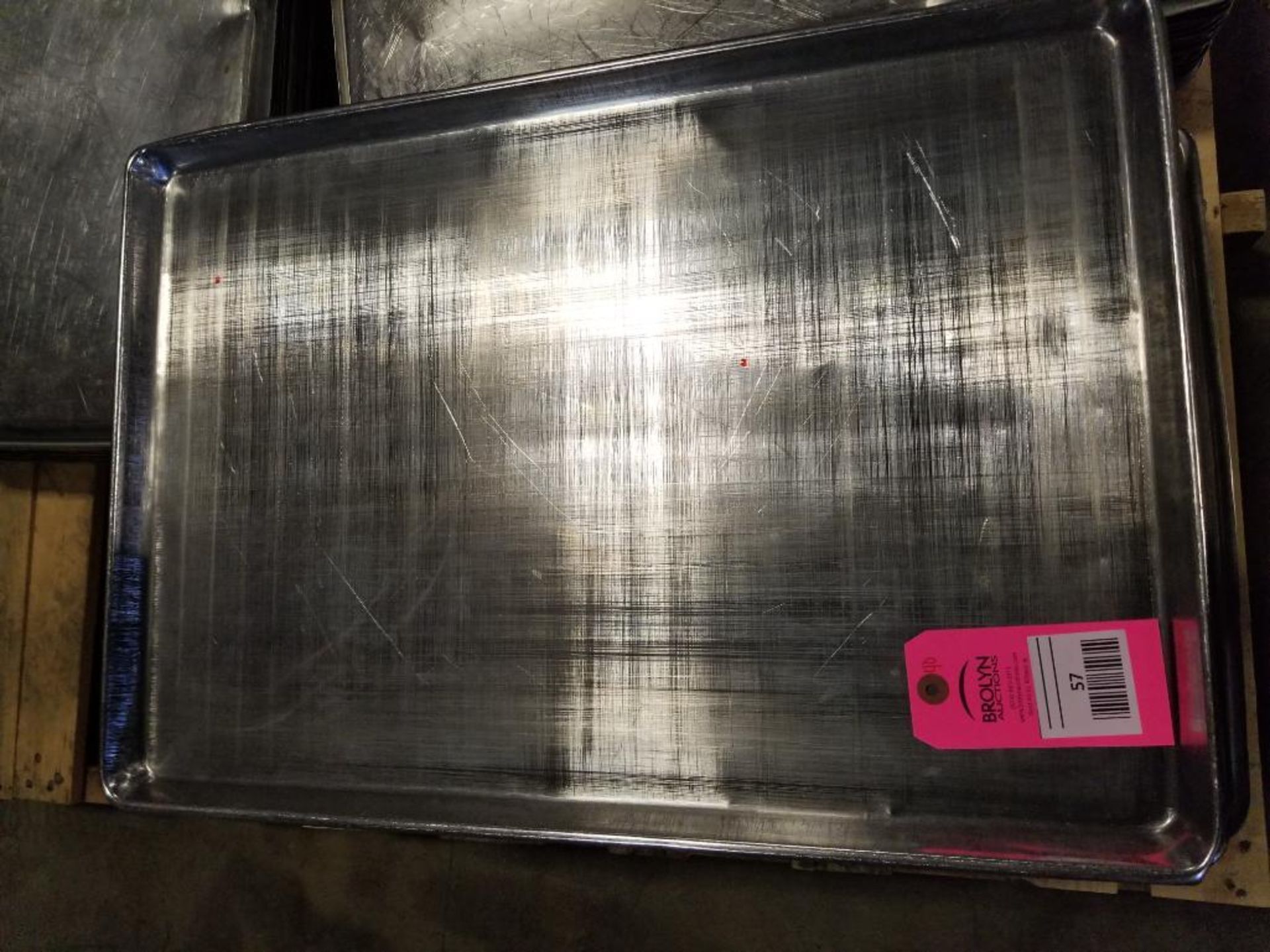 Qty 40 - Baking sheet pan. 18" W x 26" D. - Image 2 of 2