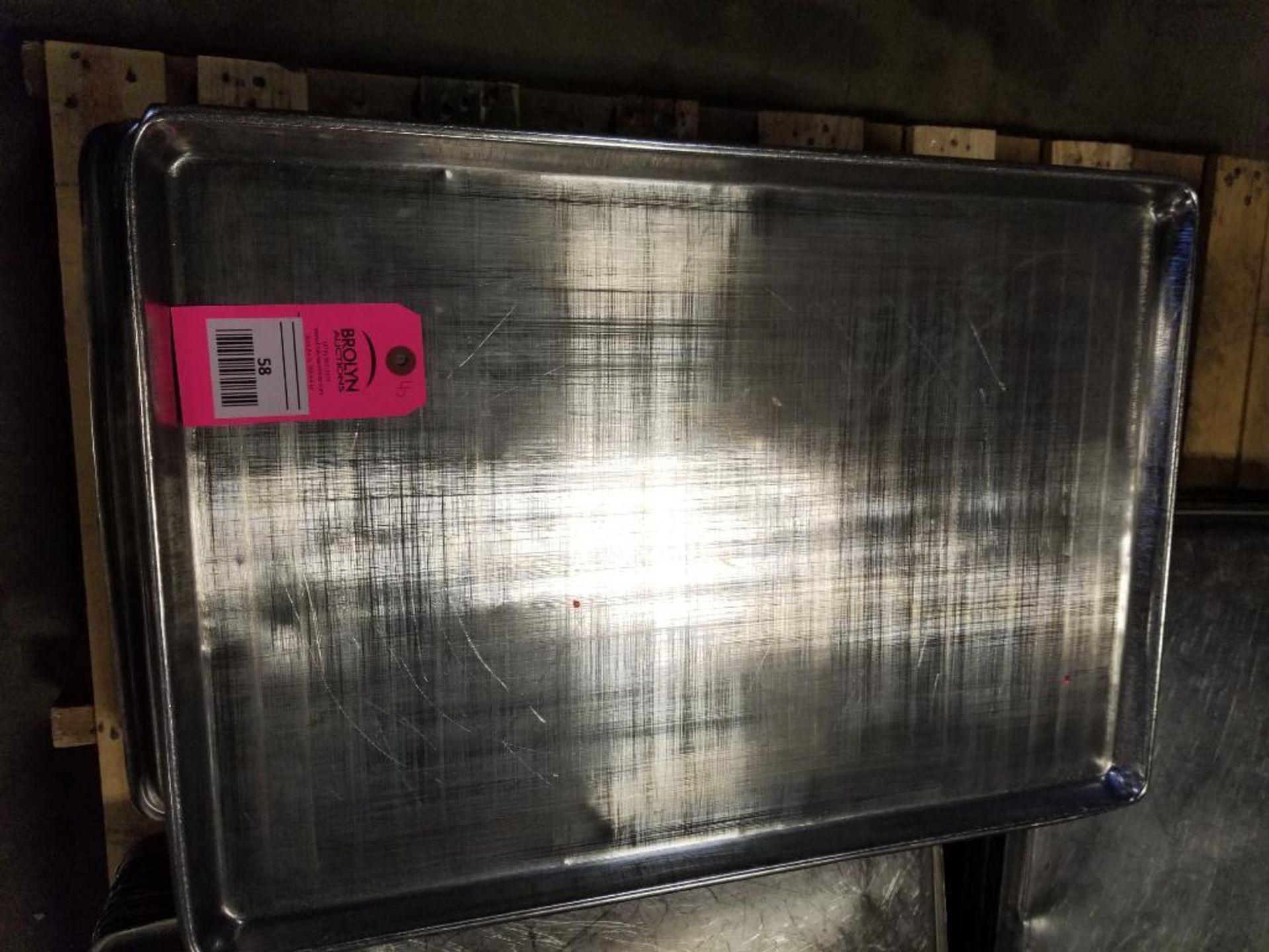 Qty 40 - Baking sheet pan. 18" W x 26" D. - Image 2 of 3