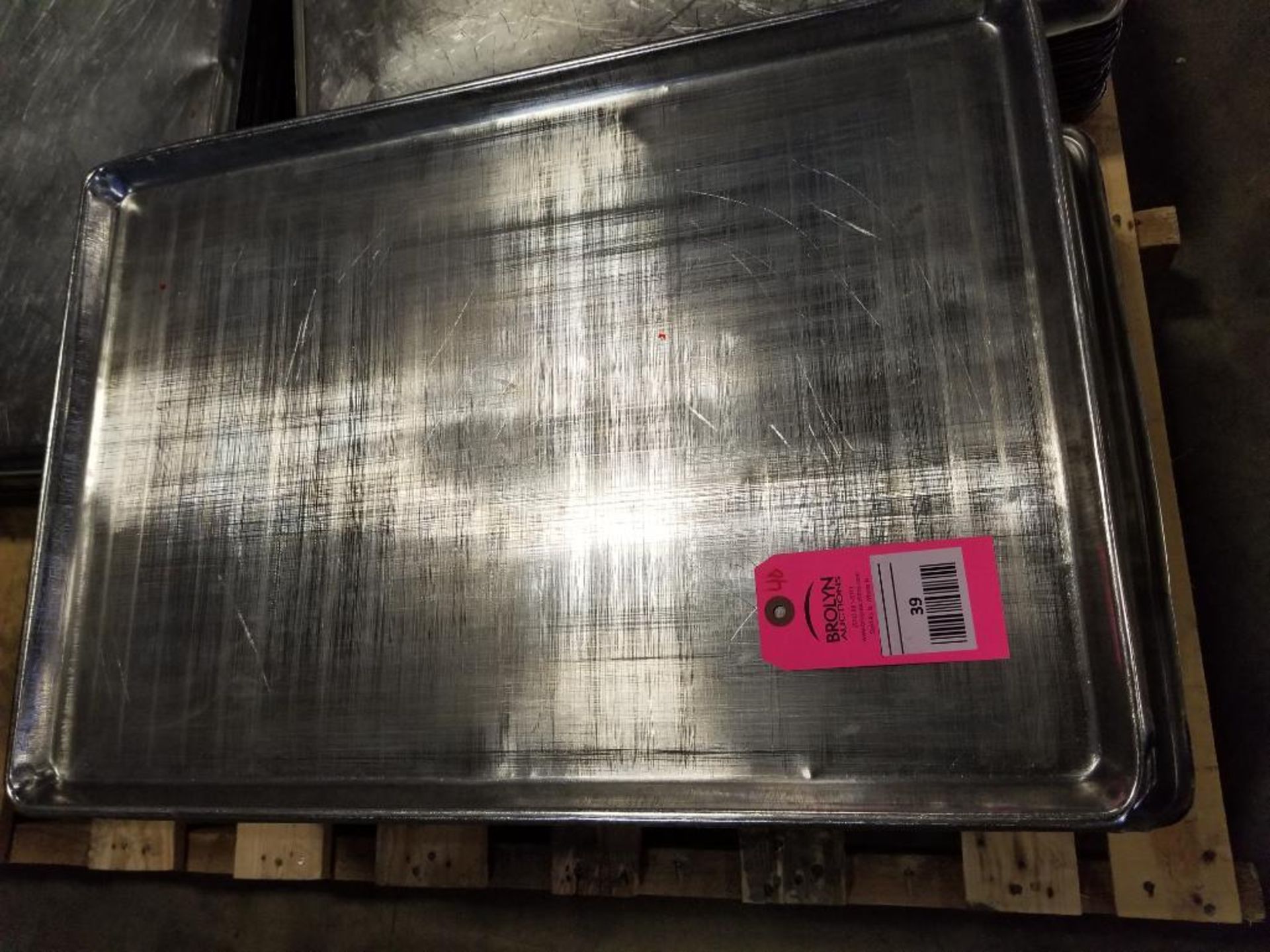 Qty 40 - Baking sheet pan. 18" W x 26" D. - Image 2 of 2