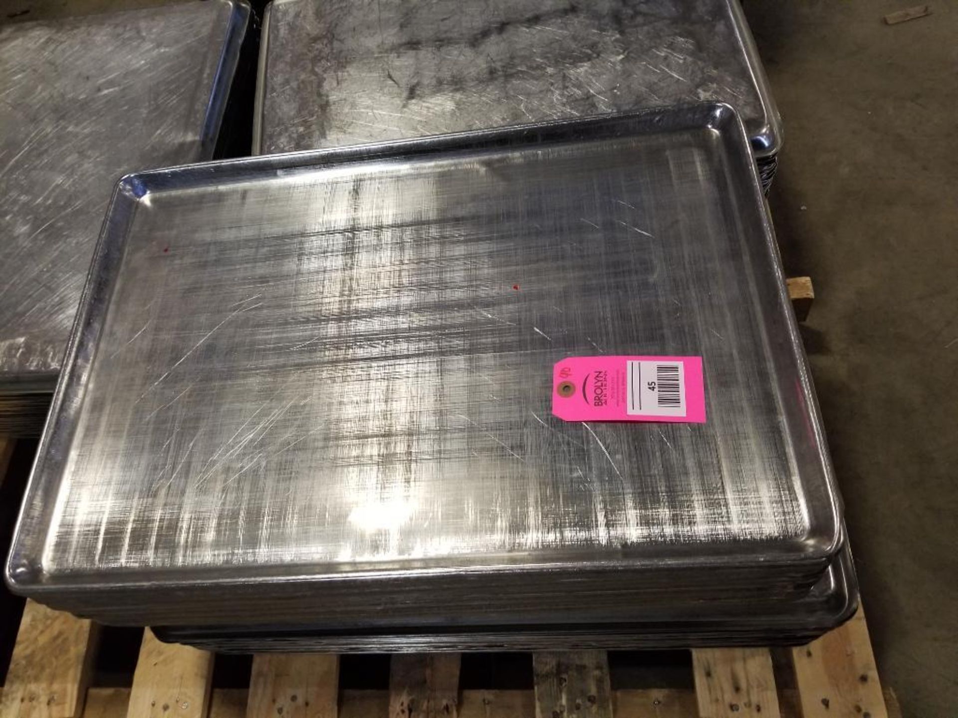 Qty 40 - Baking sheet pan. 18" W x 26" D. - Image 2 of 2