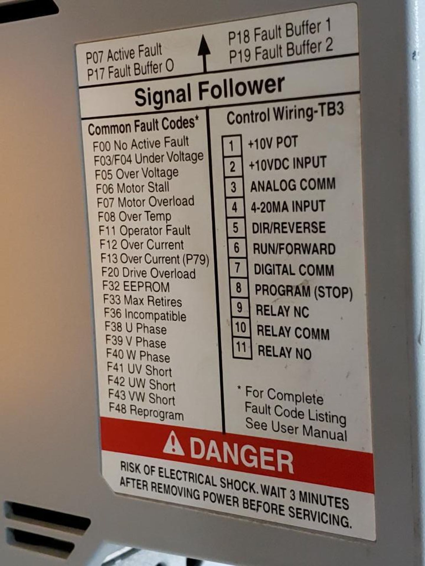 Allen Bradley 160-BA01NSF1 analog s f smart speed controller. - Image 5 of 6