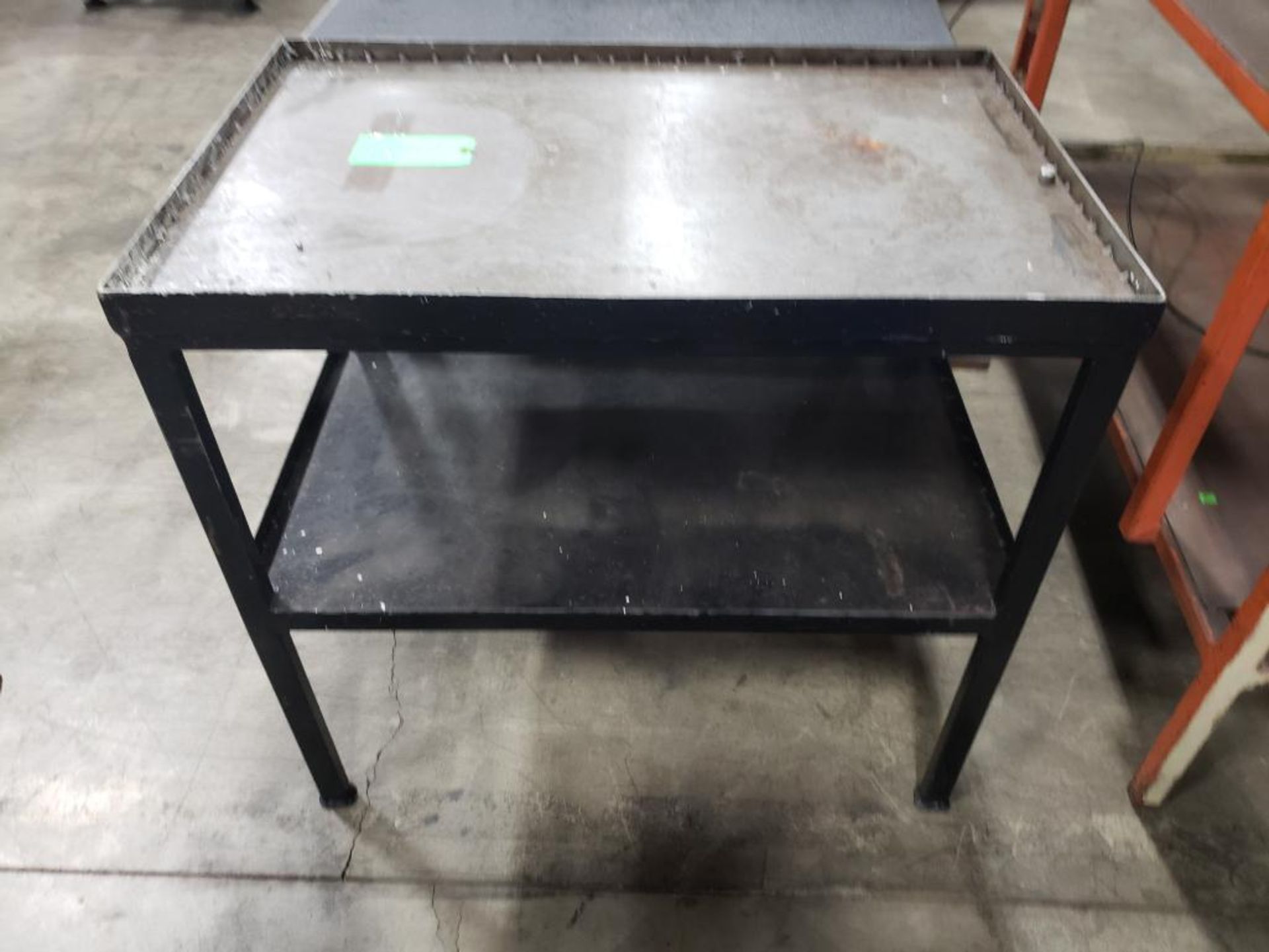 Qty 2 - Industrial work tables. 36x36x34, 37x24x35. LxWxH. - Image 6 of 6