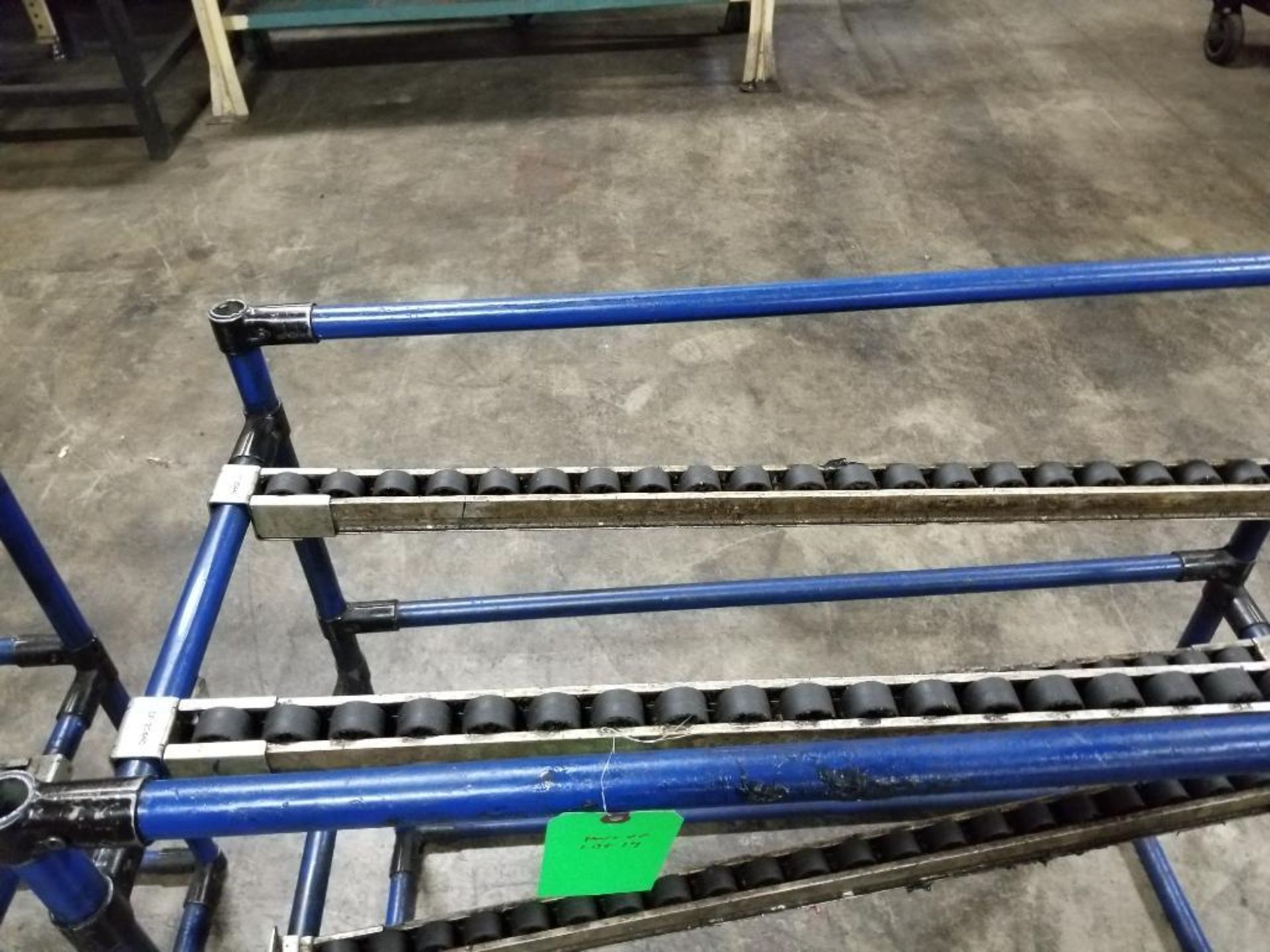 Qty 2 - Two-level roller racks. 39x19x33 each. LxWxH. - Image 7 of 11