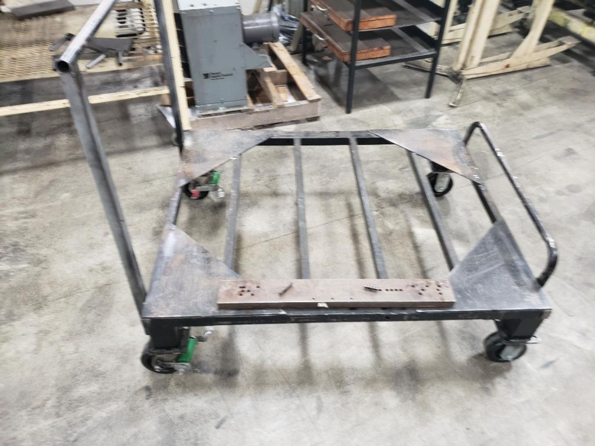 Industrial work cart. 38x47x51. Overall LxWxH. Base is 13" off of floor. - Image 5 of 8