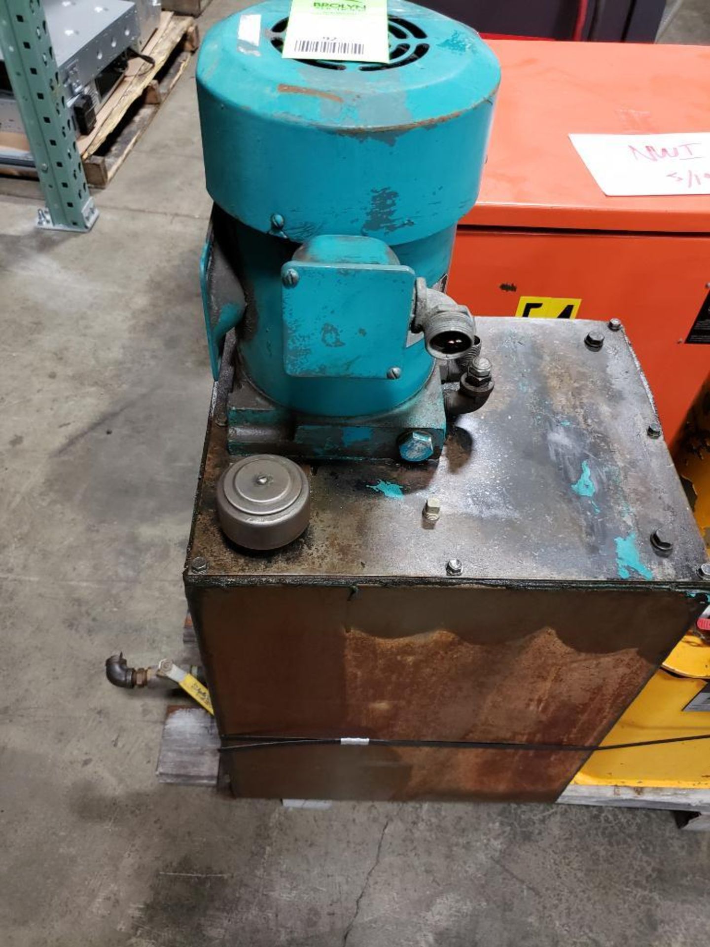 2hp hydraulic power pack. 2HP Reliance 3PH motor. P56G3743N-PD. 3 phase 230/460V.