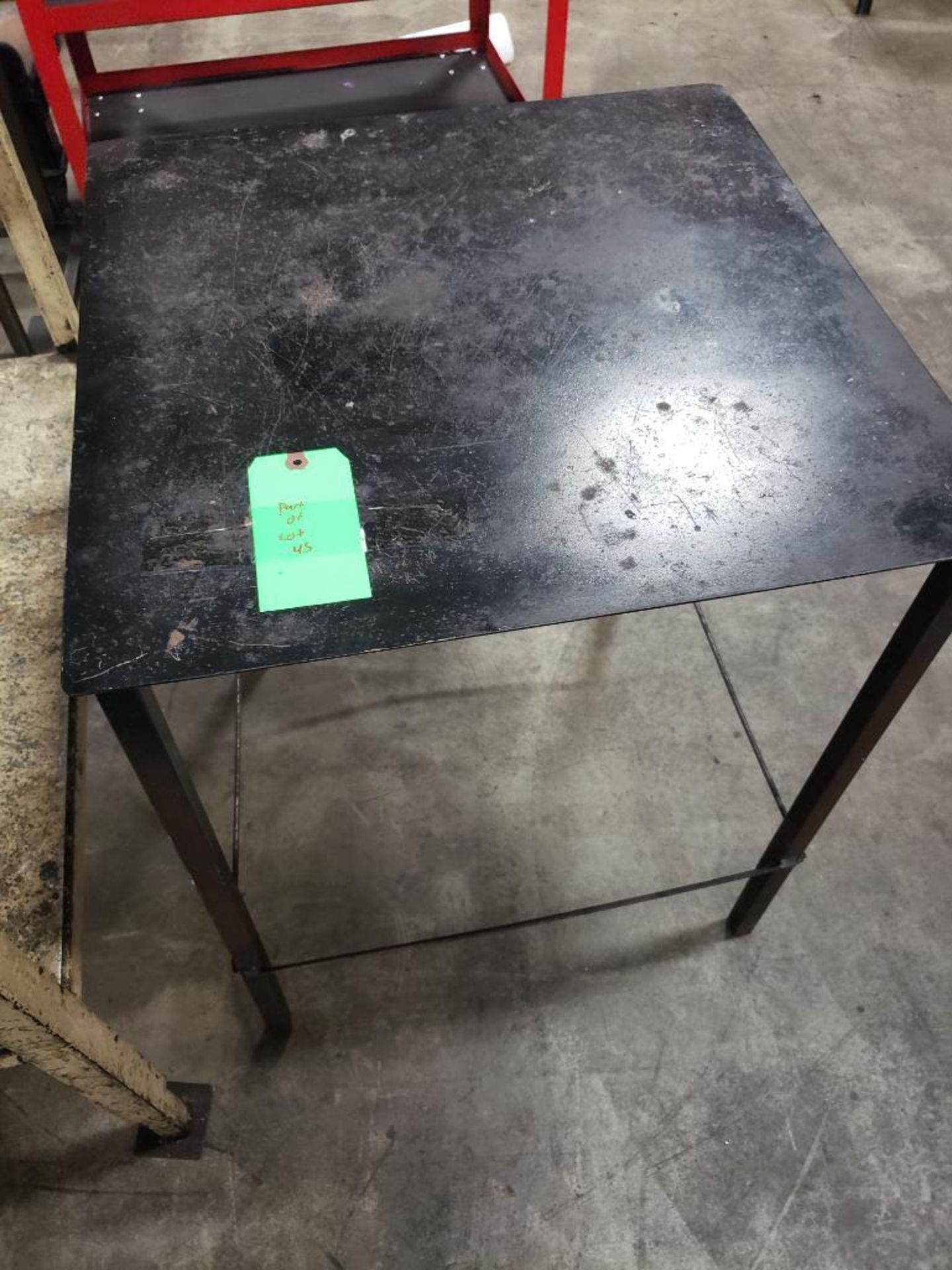 Qty 2 - Industrial work tables. 39x21x38, 24x24x30. LxWxH. - Image 4 of 6