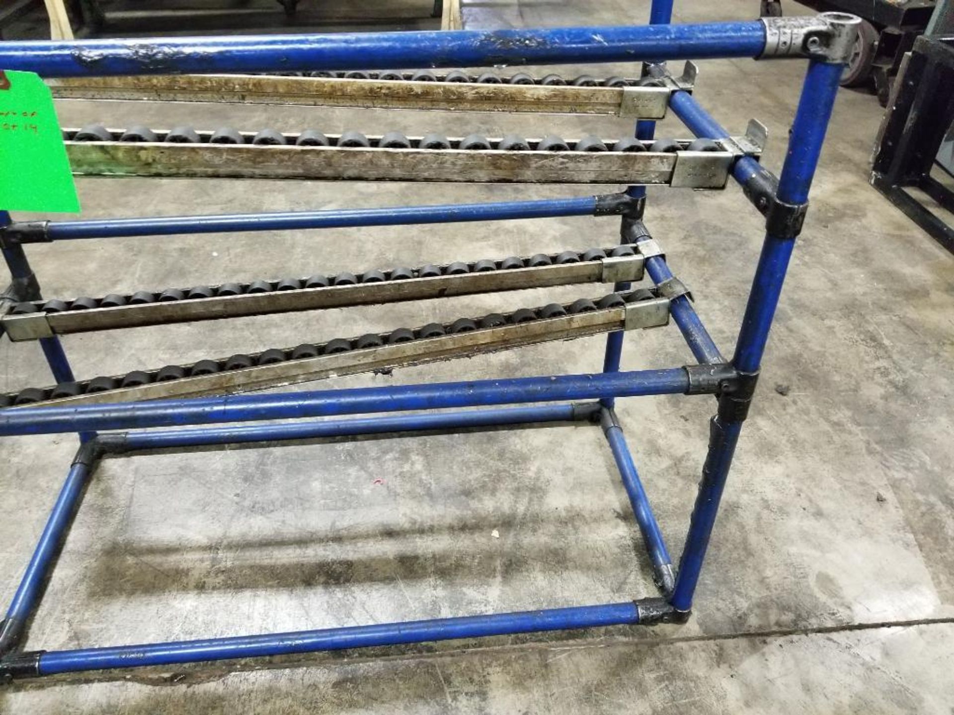 Qty 2 - Two-level roller racks. 39x19x33 each. LxWxH. - Image 9 of 11